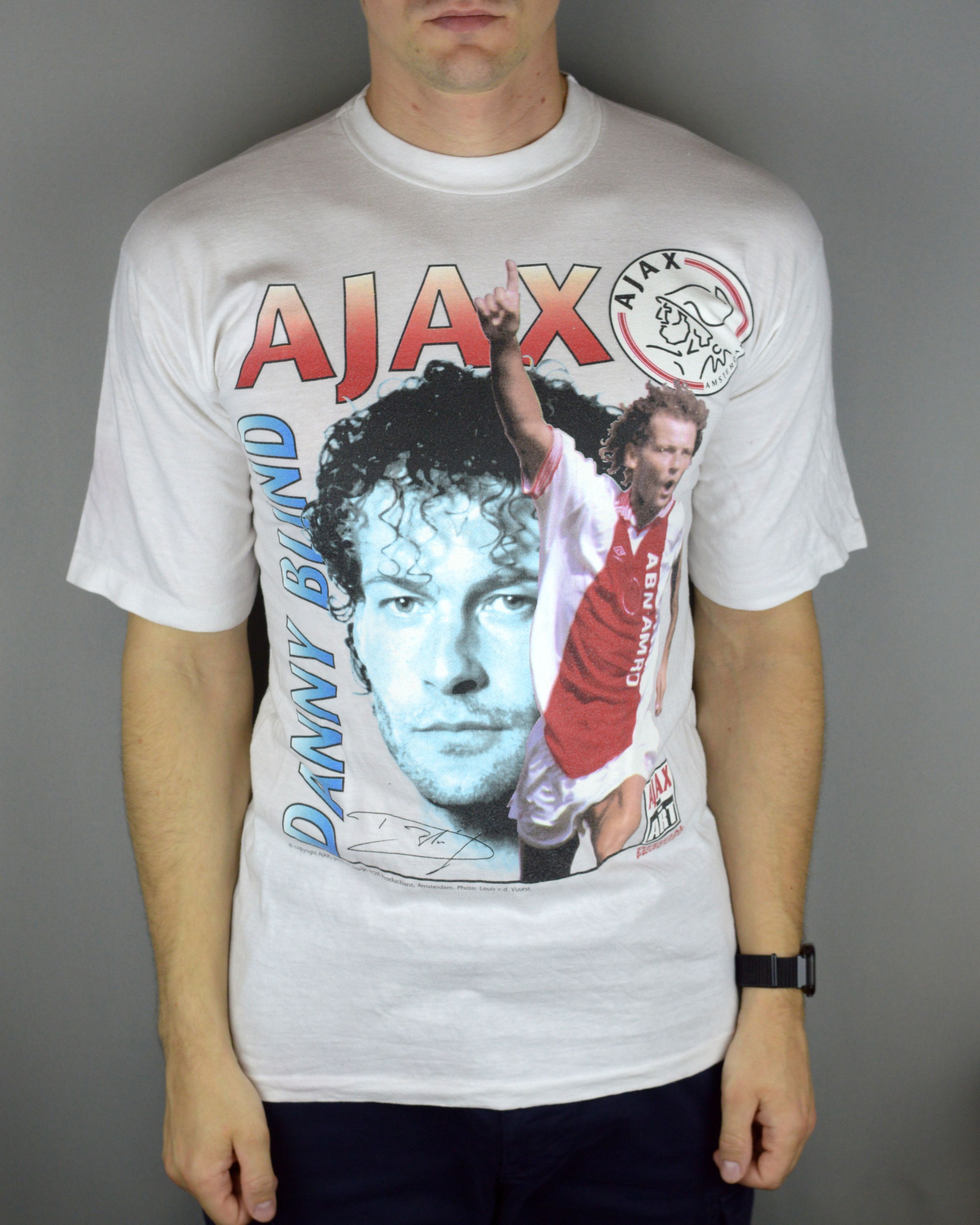 Vintage Vintage Danny Blind Ajax 90s t shirt Size US M / EU 48-50 / 2 - 1 Thumbnail