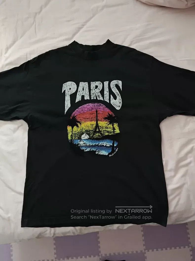 Balenciaga Balenciaga Sunset Tower short-sleeve T-shirt, M size, blac Size US M / EU 48-50 / 2 - 1 Thumbnail