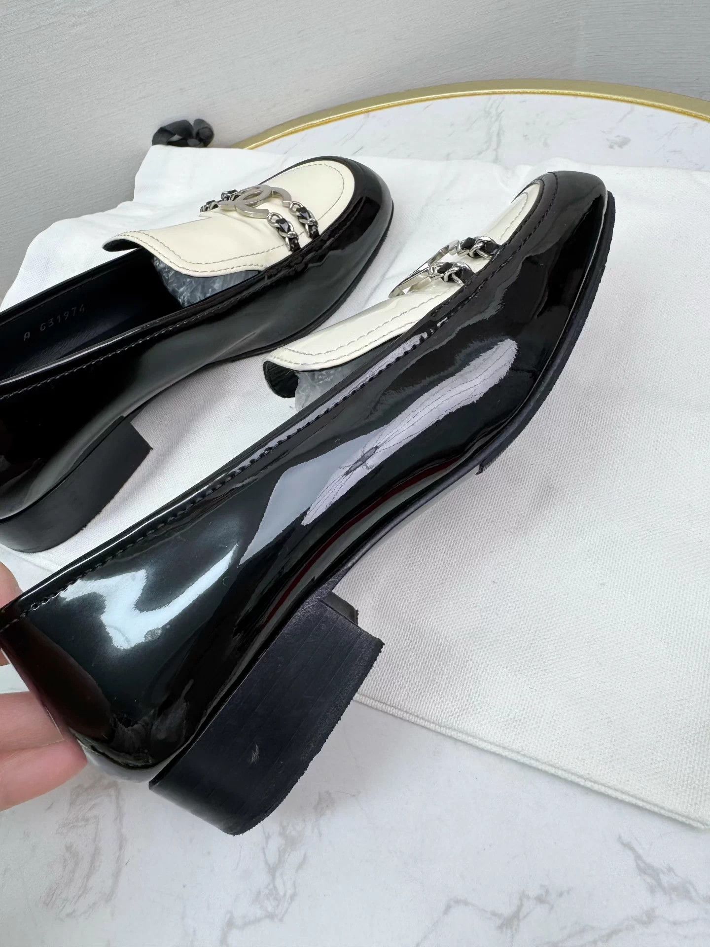 Chanel Chanel Authentic Loafers 36.5 Pre-owned Size US 5.5 / IT 35.5 - 4 Thumbnail