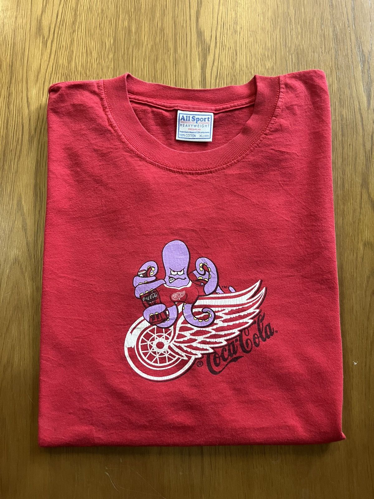 Coca Cola Vintage Coca-Cola Red Wing 90’s Team T-Shirt Size US XL / EU 56 / 4 - 1 Thumbnail