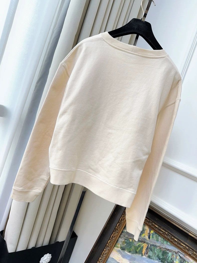 Chanel Chanel Rue Cambon Logo Beige Sweatshirt Size M / US 6-8 / IT 42-44 - 2 Thumbnail