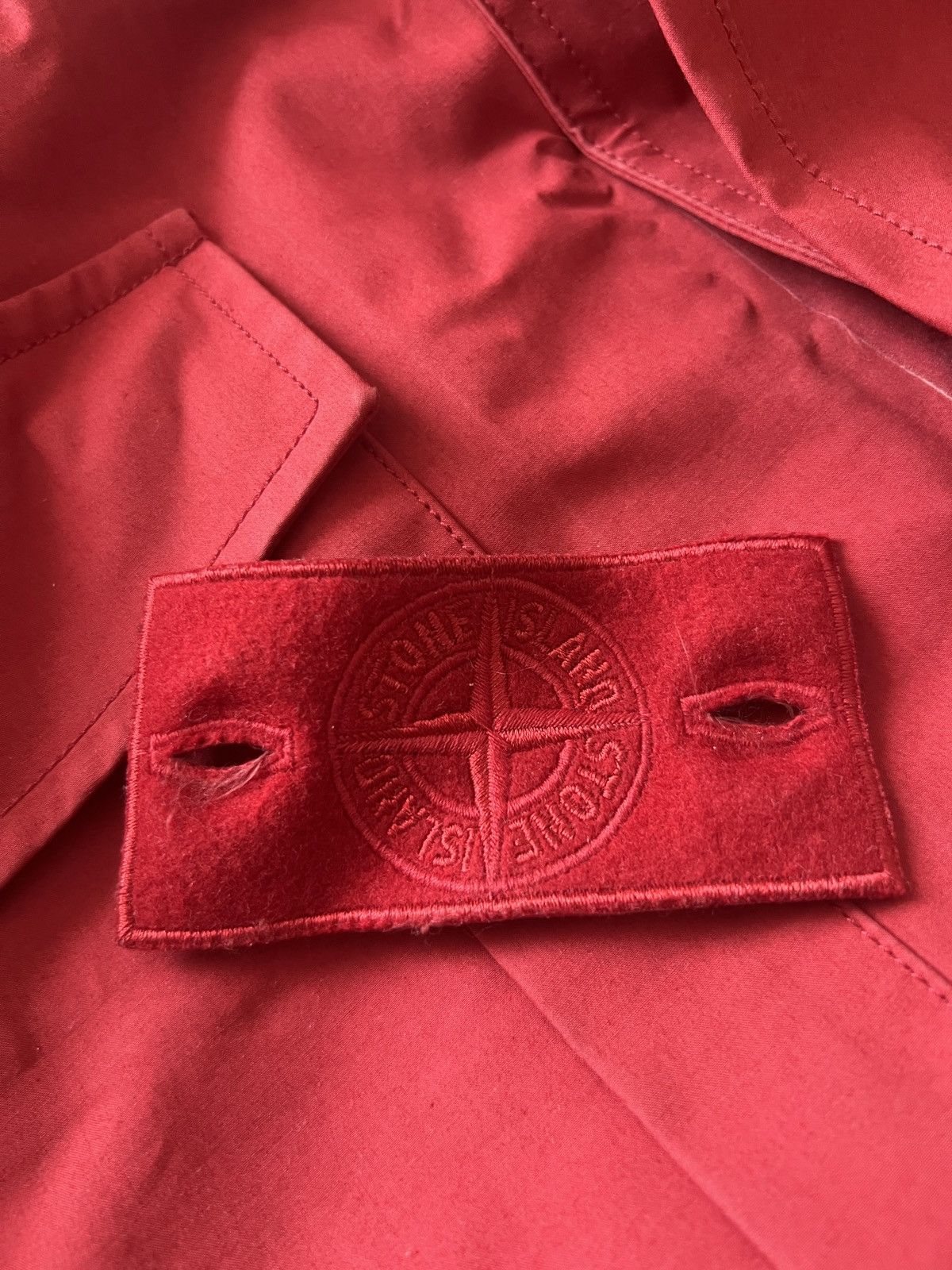 Stone Island 🔥 Stone Island Ghost Piece Red 3L Performance Cotton Jacket Size US L / EU 52-54 / 3 - 19 Thumbnail