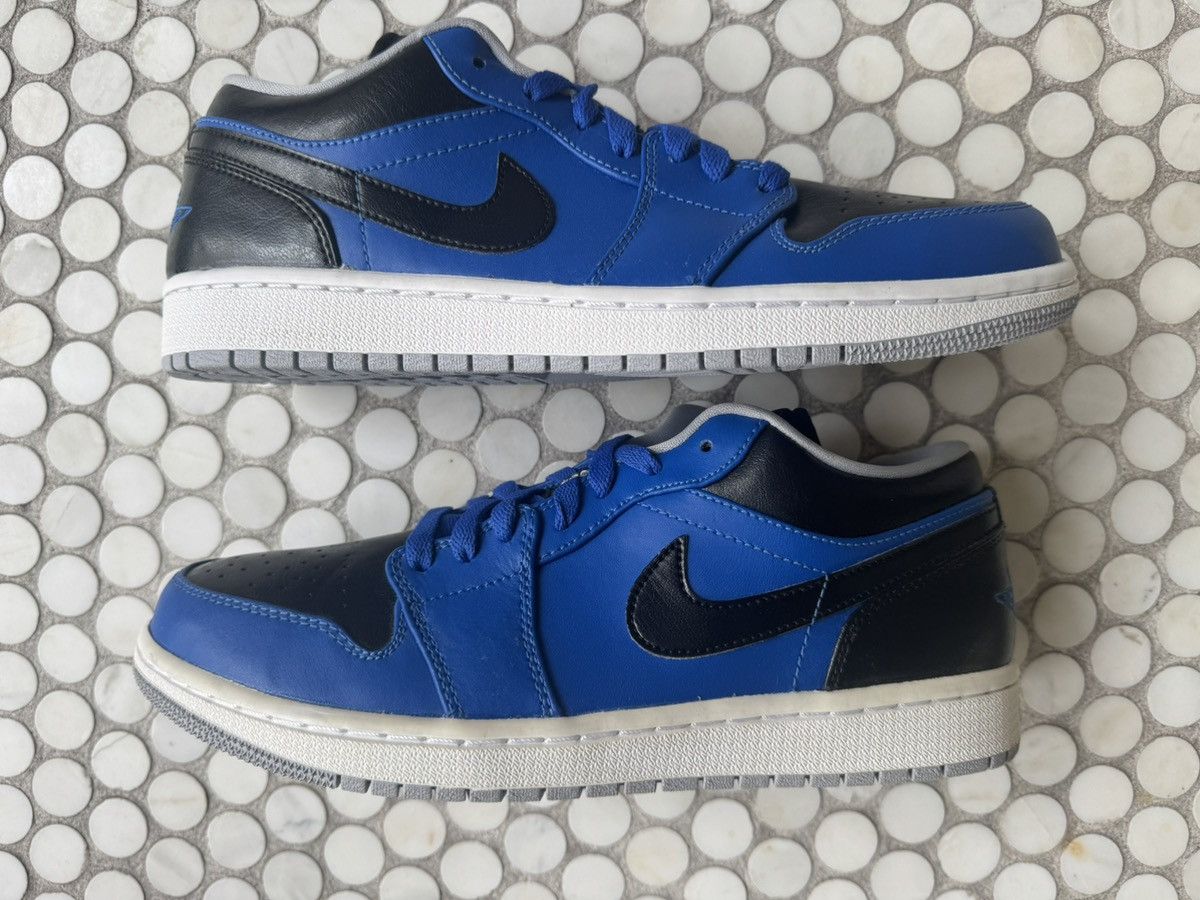 9.5 Air Jordan 1 Retro Low Sport Blue Black Royal
