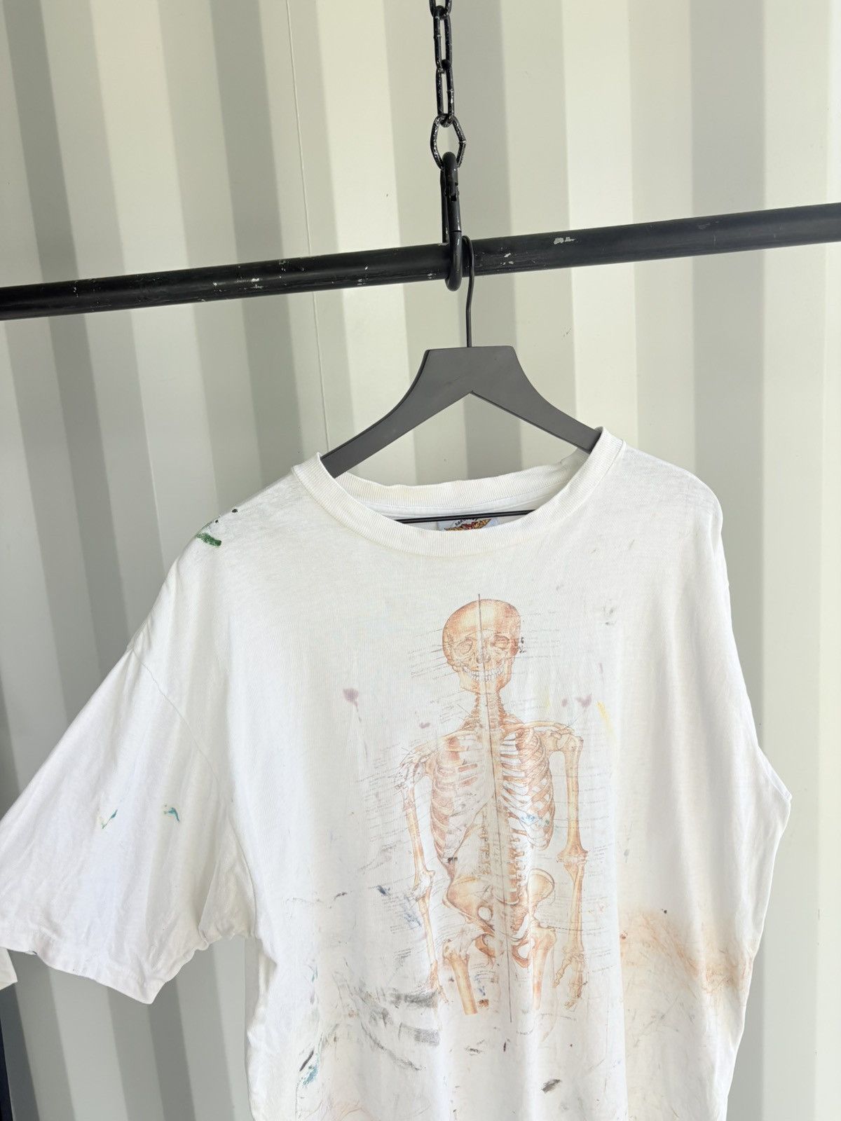 Vintage Vintage Kurt Kobain Anatomy Shirt Thrashed Faded Grunge Size US XL / EU 56 / 4 - 3 Thumbnail