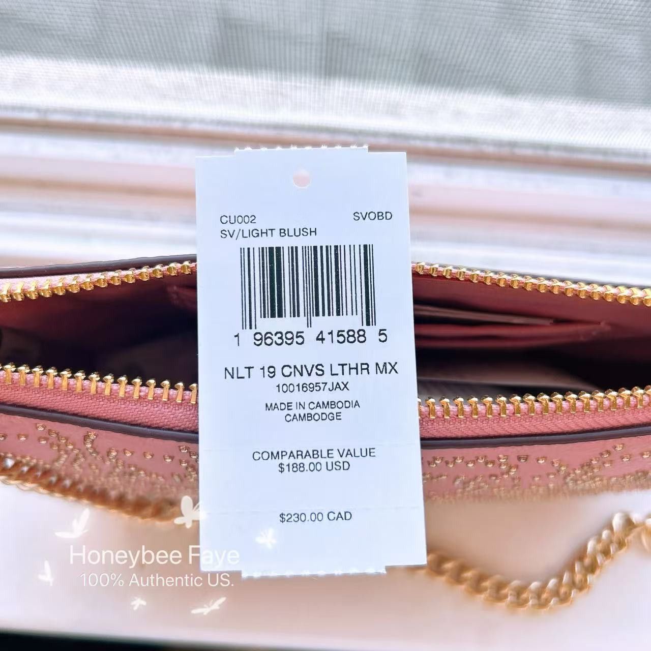 Coach Nolita 19 With Signature Rivets CX262 plus extended chain Size ONE SIZE - 5 Thumbnail