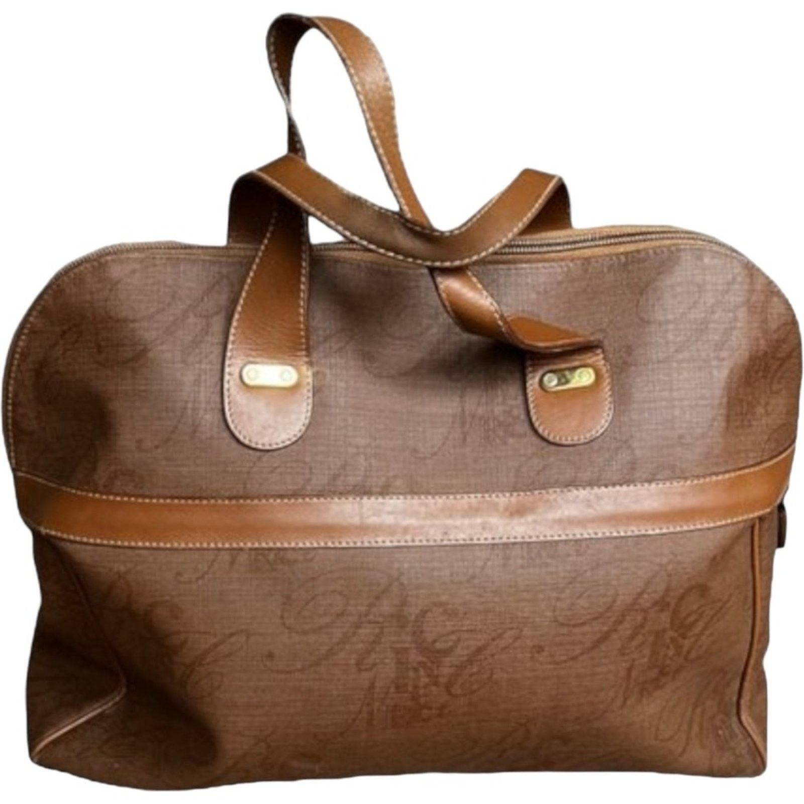 Nina Ricci NINA RICCI Brown Patent Leather Top Handle Bag, 3.5x10x2.5 Size ONE SIZE - 2 Thumbnail