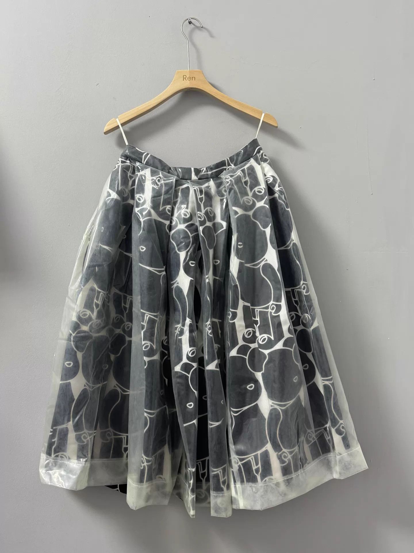 Comme des Garcons CDG 21ss Bearbrick 2-Layer PVC Skirt S Size S / US 4 / IT 40 - 1 Thumbnail