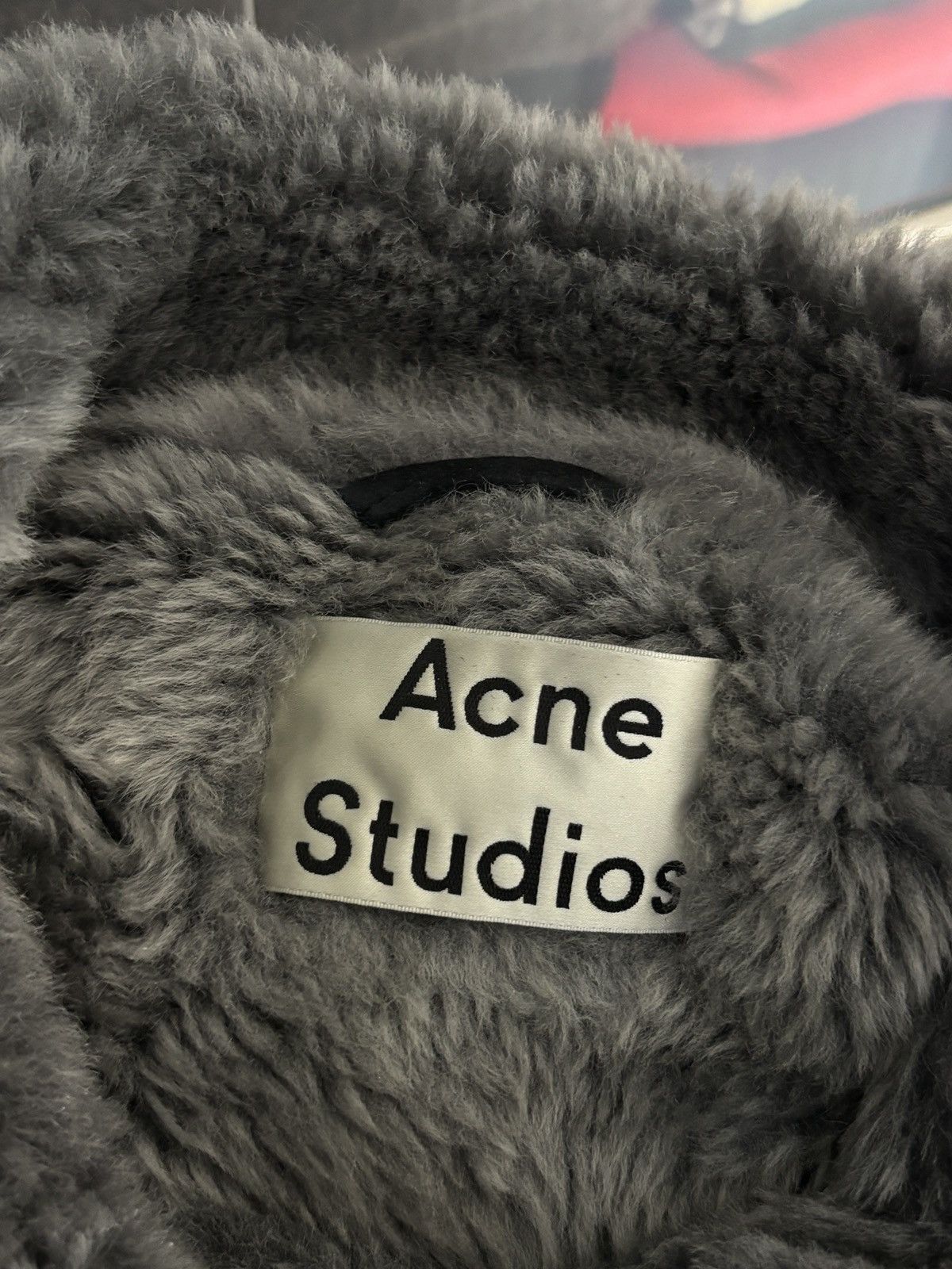 Acne Studios Acne Studios Dark Navy Velocite Suede Shearling Jacket Pilot Size M / US 6-8 / IT 42-44 - 14 Thumbnail