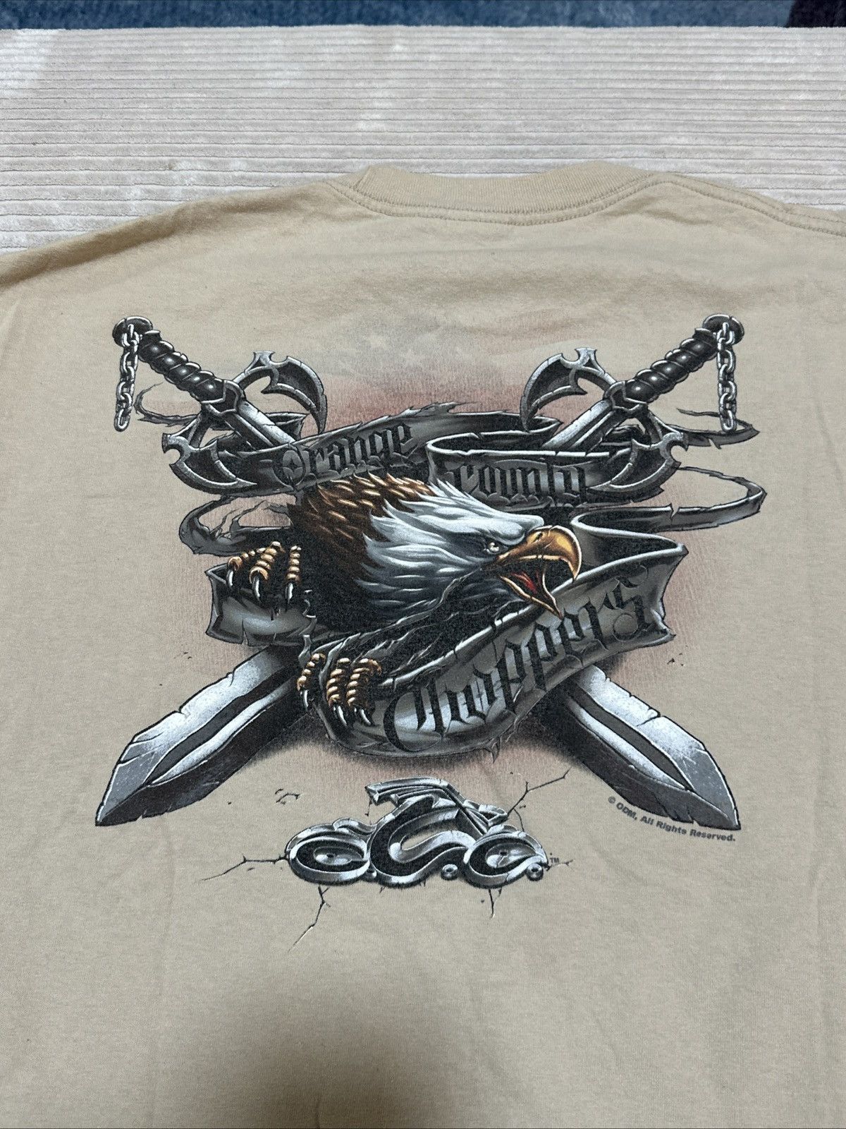 Vintage Orange County Choppers Vintage Motorcycle Shirt Y2K Eagle Size US XL / EU 56 / 4 - 2 Thumbnail