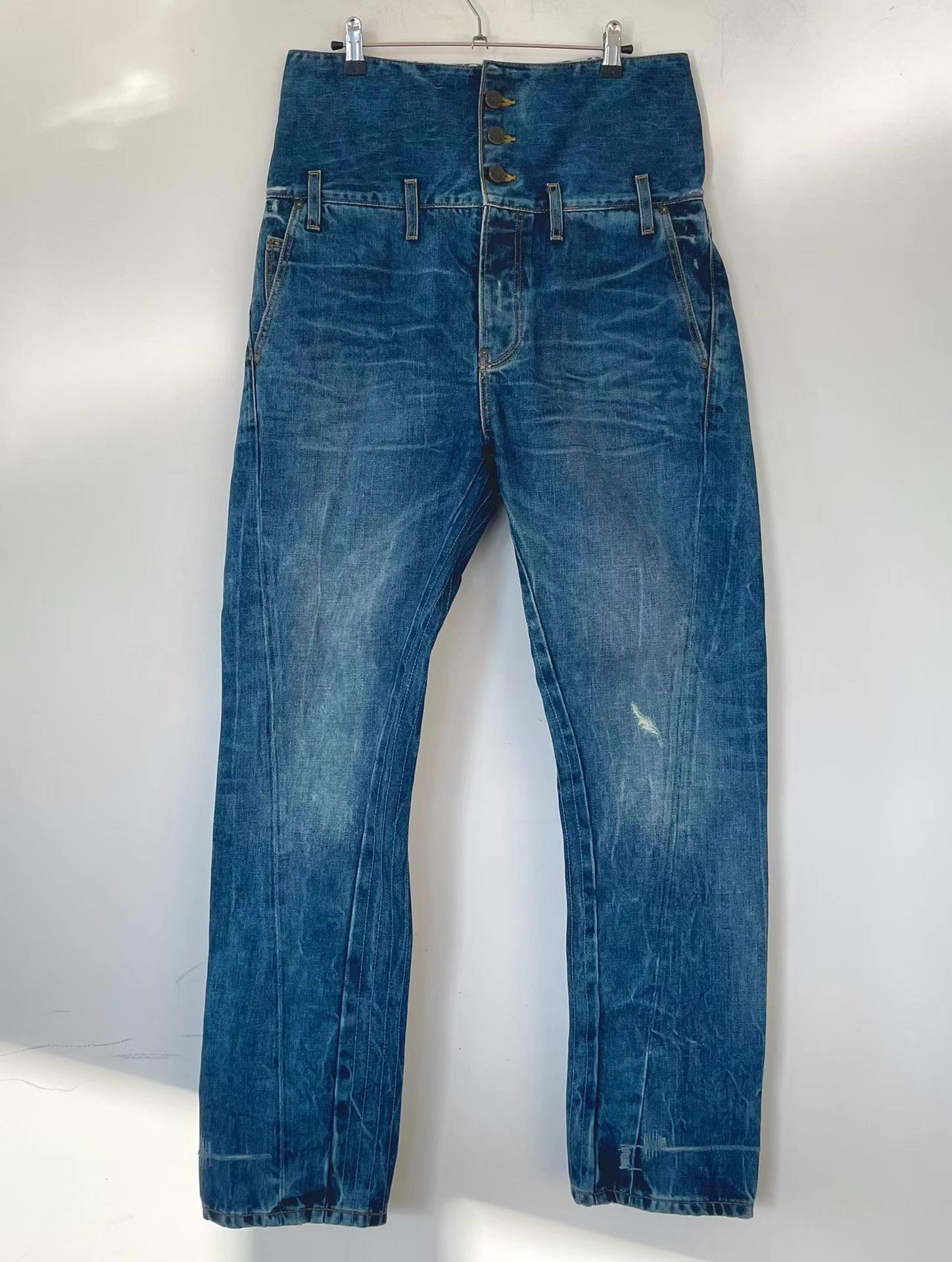 Vivienne Westwood Vivienne Westwood High-Waist Two-Wear Jeans。Ｑ21 Size US 34 / EU 50 - 1 Thumbnail