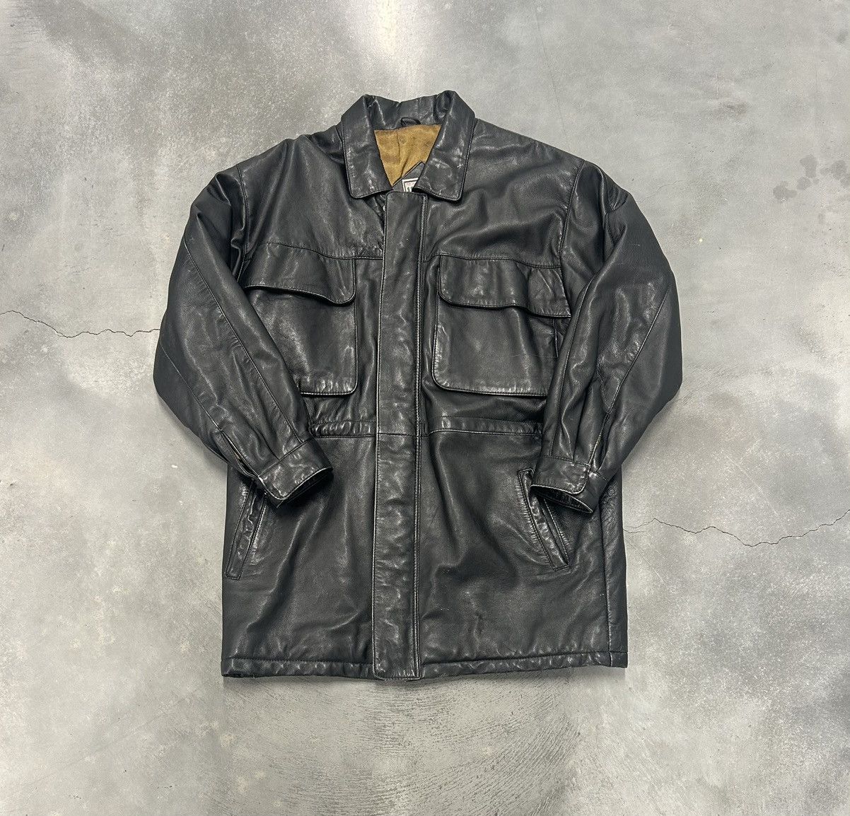 Vintage Genuine leather Jacket Size US M / EU 48-50 / 2 - 1 Thumbnail