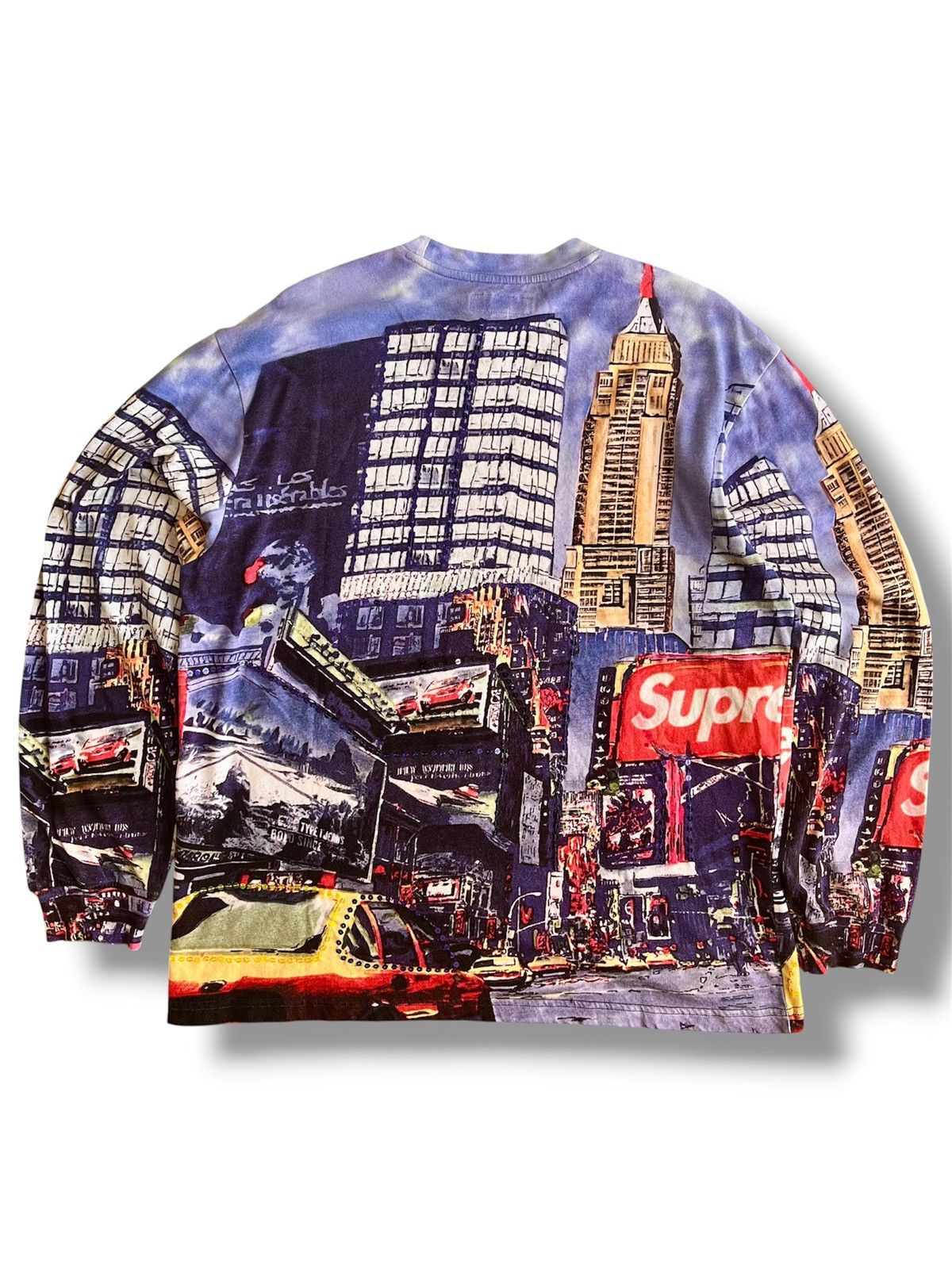 Supreme Supreme Skyline Paillettes Long Sleeve Top Day Multi t-shirt Size US M / EU 48-50 / 2 - 2 Thumbnail