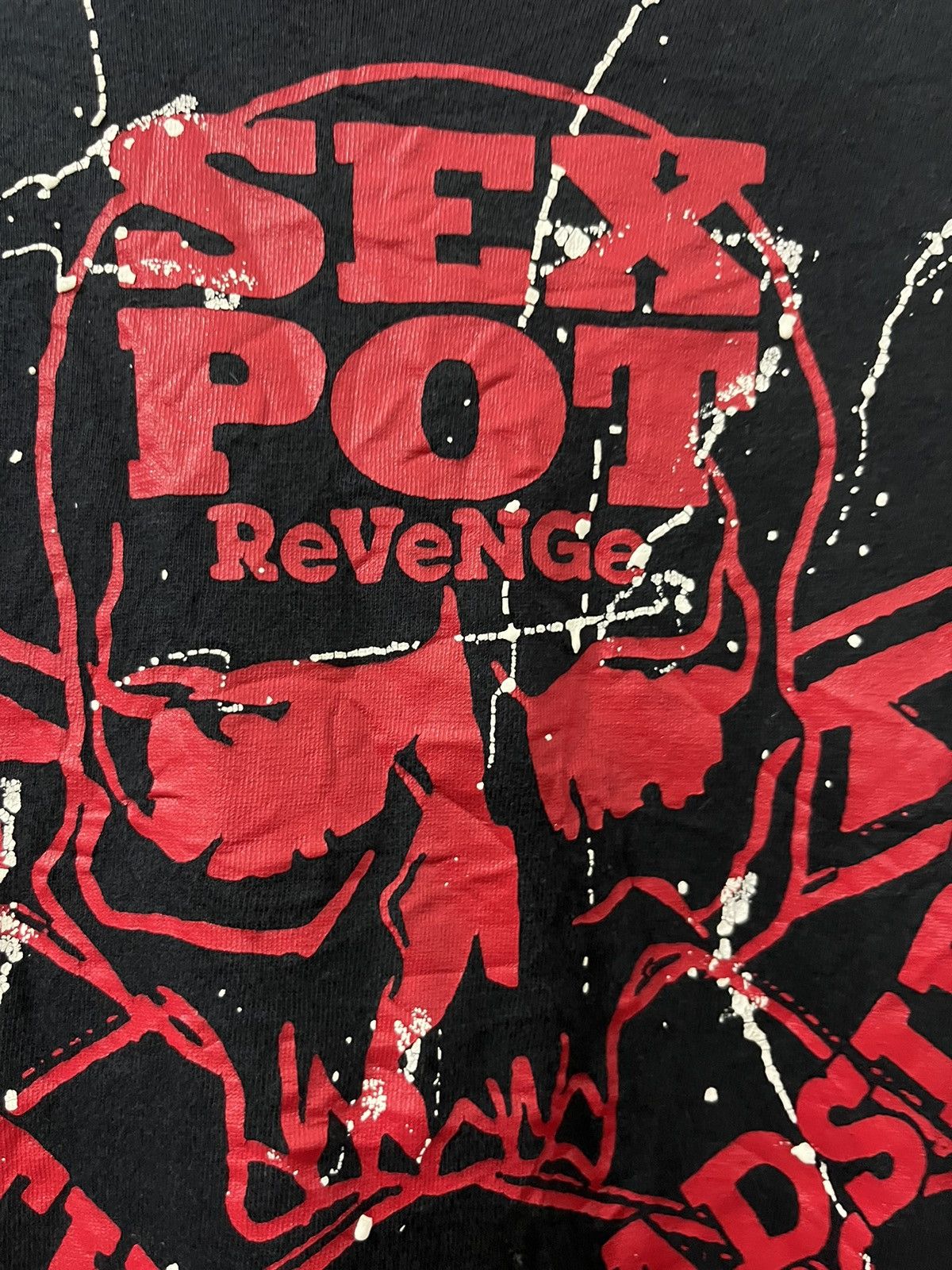 Hysteric Glamour × Japanese Brand × Seditionaries 💥90s Crazy Overprinted SEX POT REVENGE Sid Vicious punk tee Size US M / EU 48-50 / 2 - 3 Thumbnail