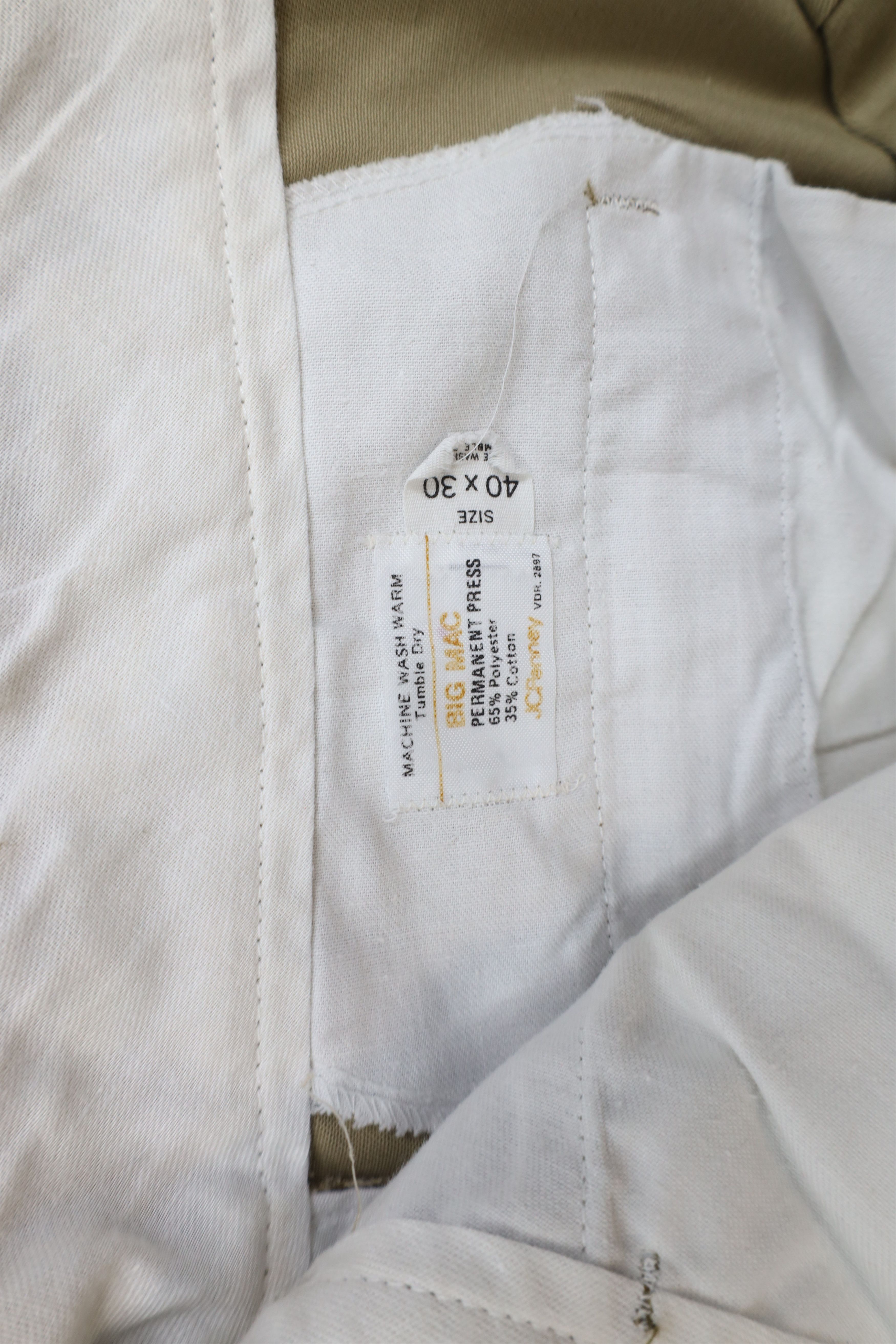 Vintage Vintage 70s Big Mac Workwear Mechanic Wide Leg Pants USA Size US 36 / EU 52 - 9 Thumbnail