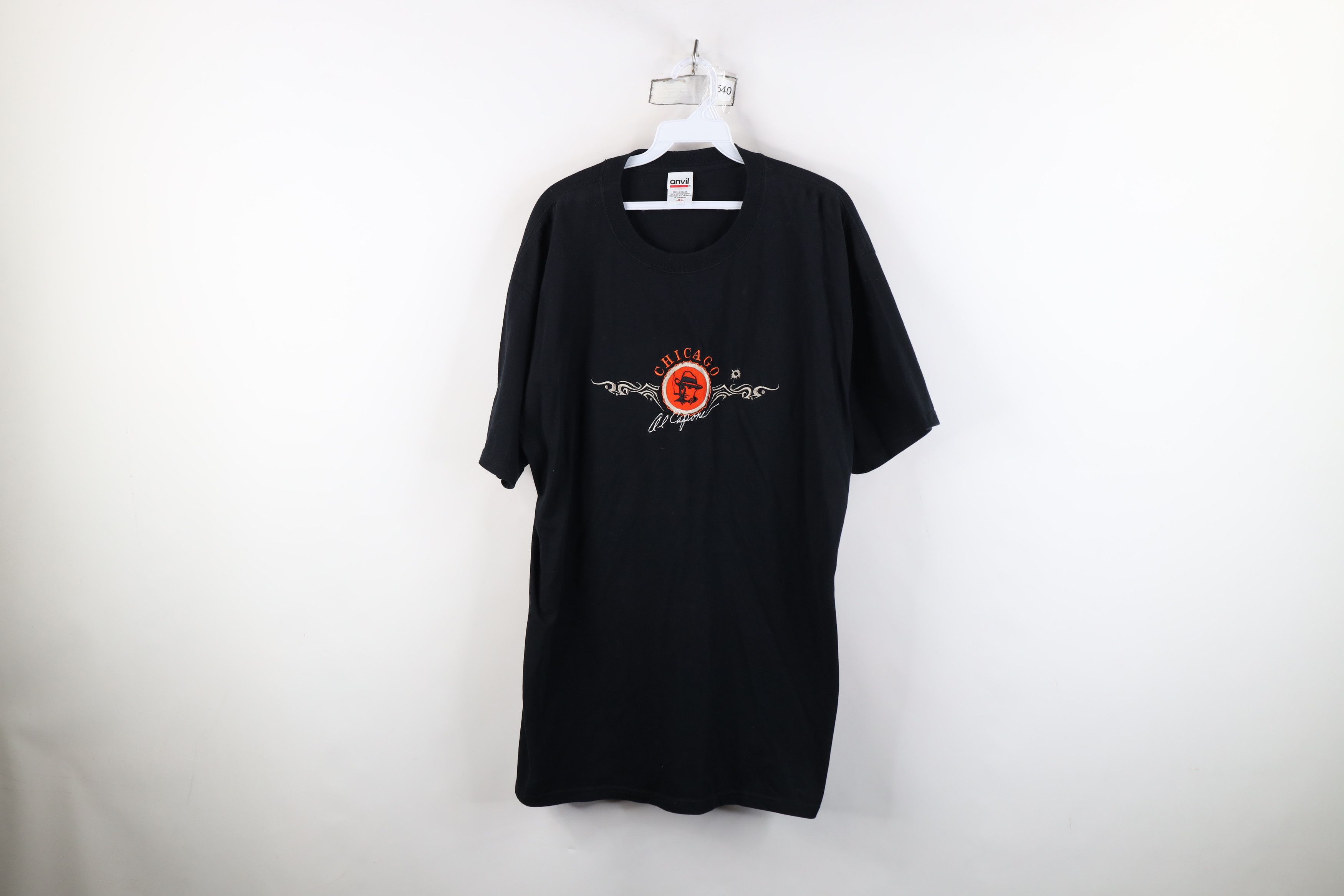 Vintage Vintage 90s Y2K Streetwear Tribal Al Capone Gangster T-Shirt Size US XL / EU 56 / 4 - 1 Thumbnail