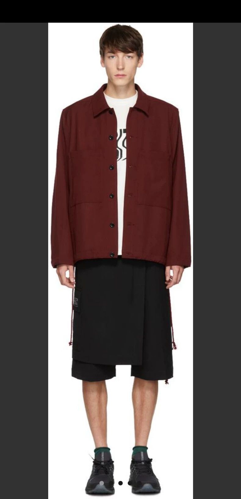 Song For The Mute Song For The Mute drawstring wool jacket Size US S / EU 44-46 / 1 - 6 Thumbnail
