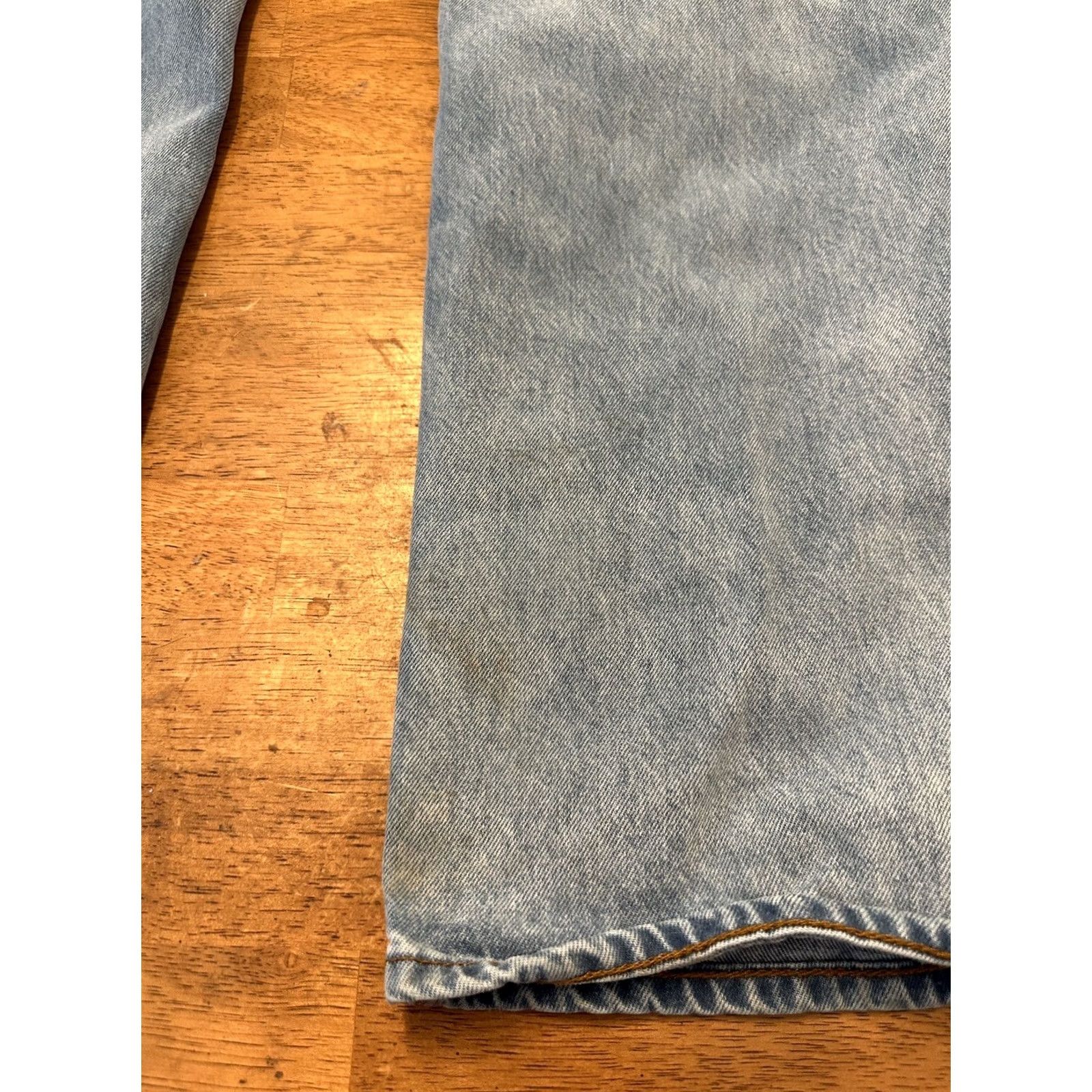 True Religion True Religion Ricky Relaxed Straight Jeans Men's 40x33 Blue Denim Dark Button Embroidered Size US 40 / EU 56 - 4 Thumbnail