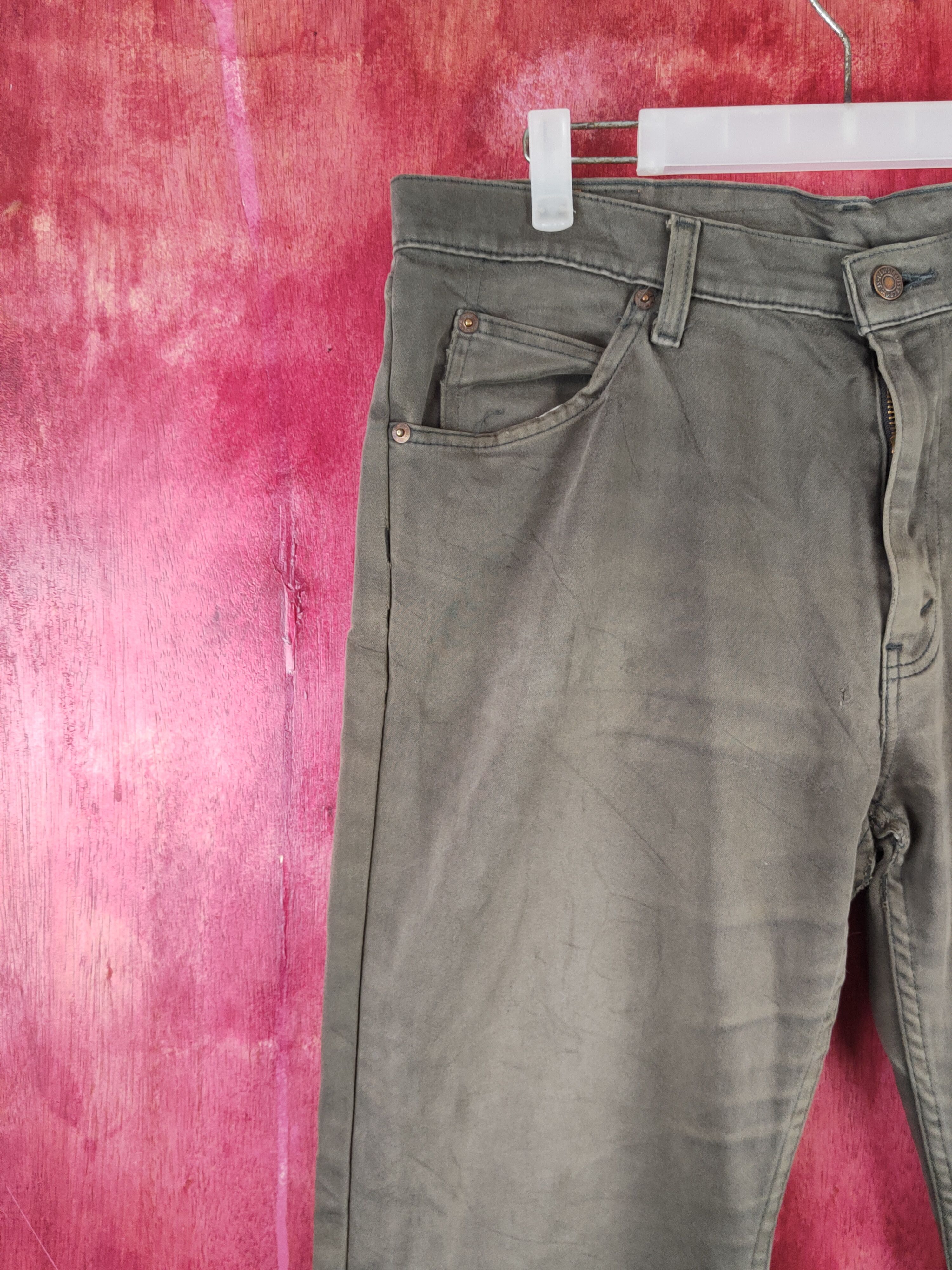 Levi's Levi's Brown Faded Ripped Multipocket Casual Pants #S1717 Size US 35 - 4 Thumbnail