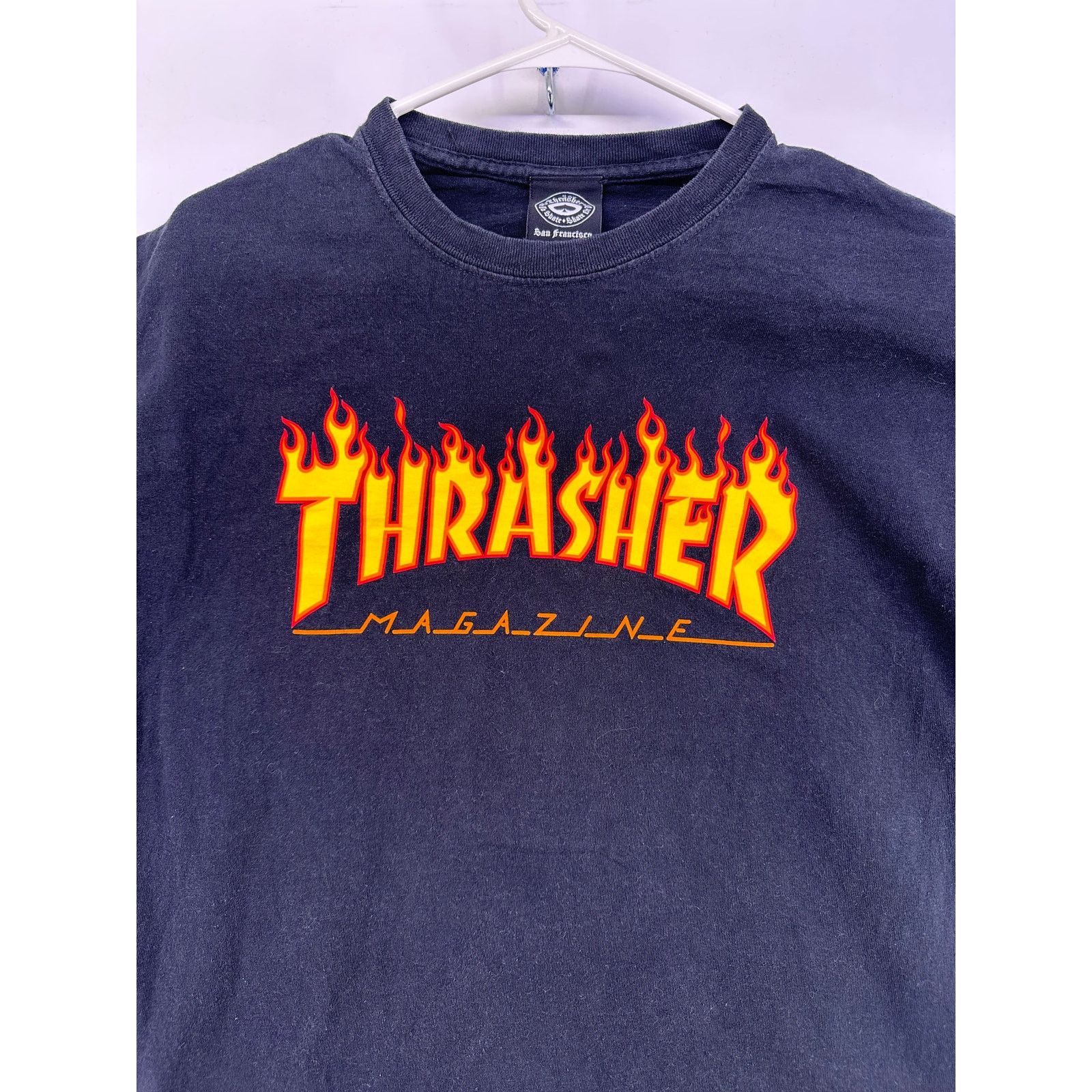 Thrasher Thrasher Magazine Iconic Flame logo Black Tshirt Size Large Size US L / EU 52-54 / 3 - 3 Thumbnail