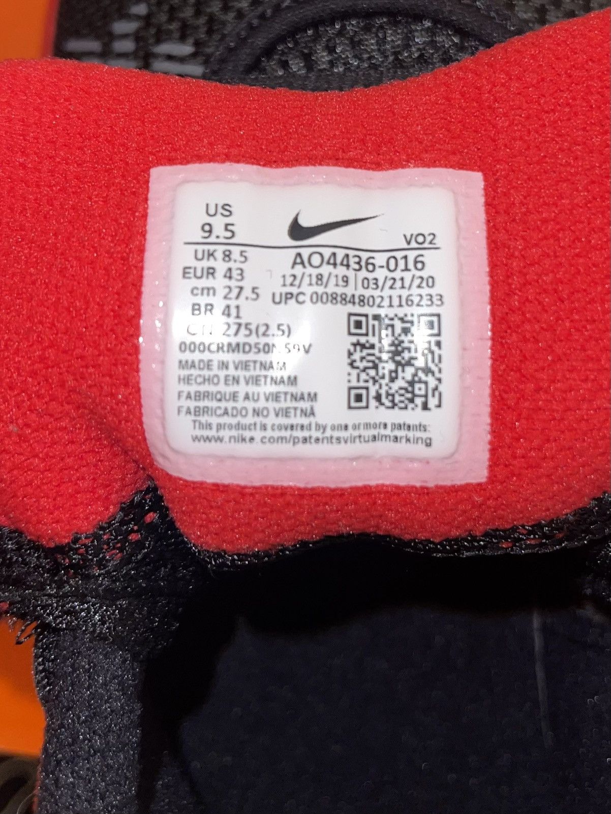 Nike Kyrie Flytrap 2 Bred - Sz 9.5 - New Size US 9.5 / EU 42-43 - 6 Thumbnail