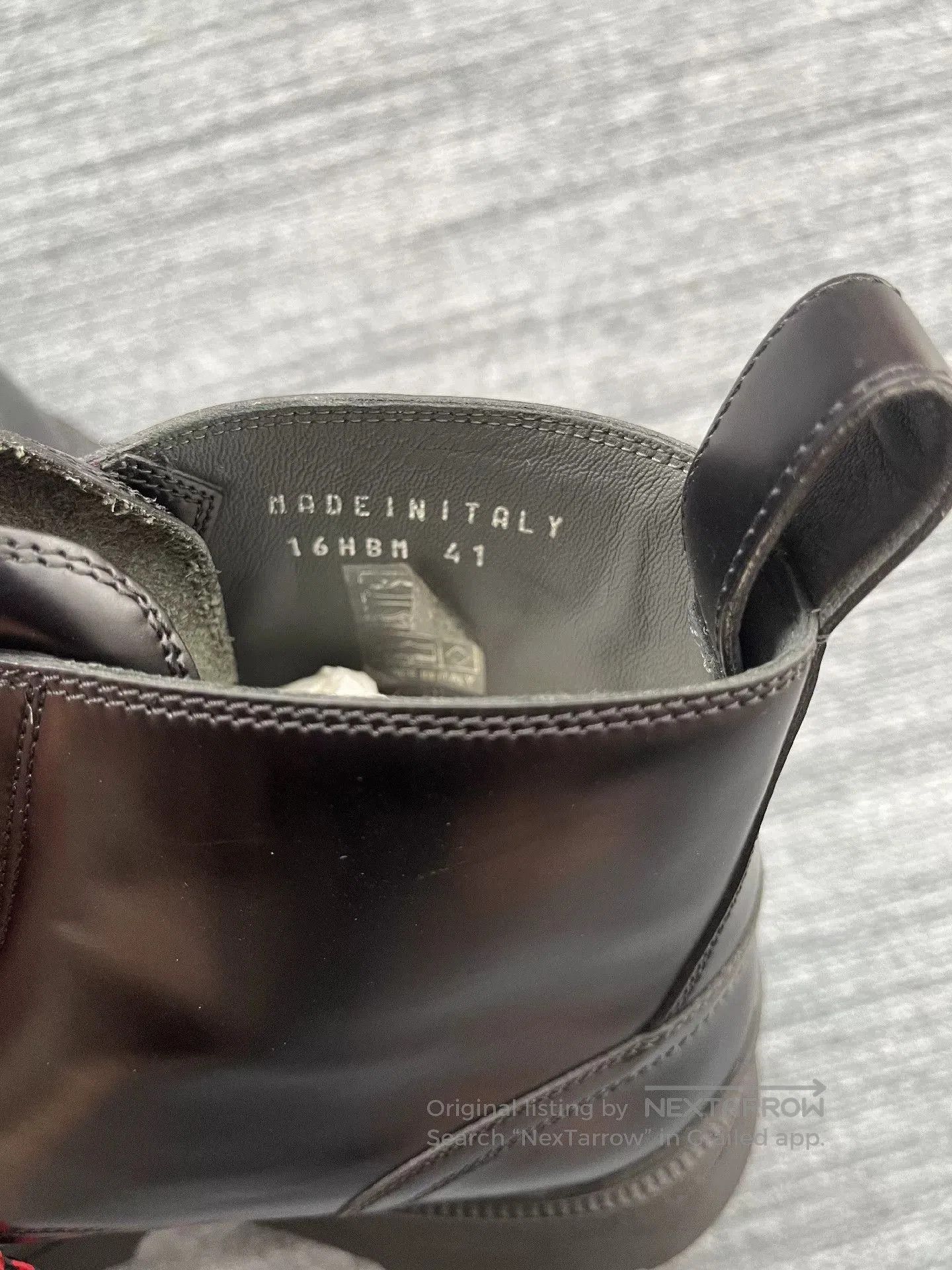 Dior Dior Homme Red String Leather Boots. Size US 8 / EU 41 - 6 Thumbnail