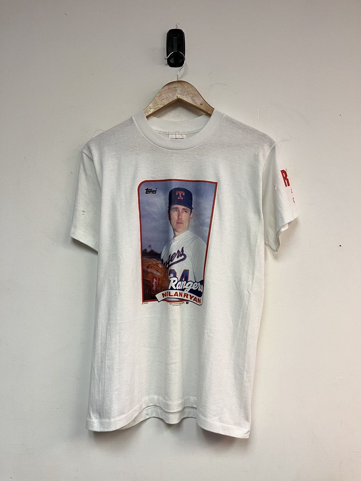 Vintage 1989 Topps Nolan Ryan Tee Size US M / EU 48-50 / 2 - 1 Thumbnail