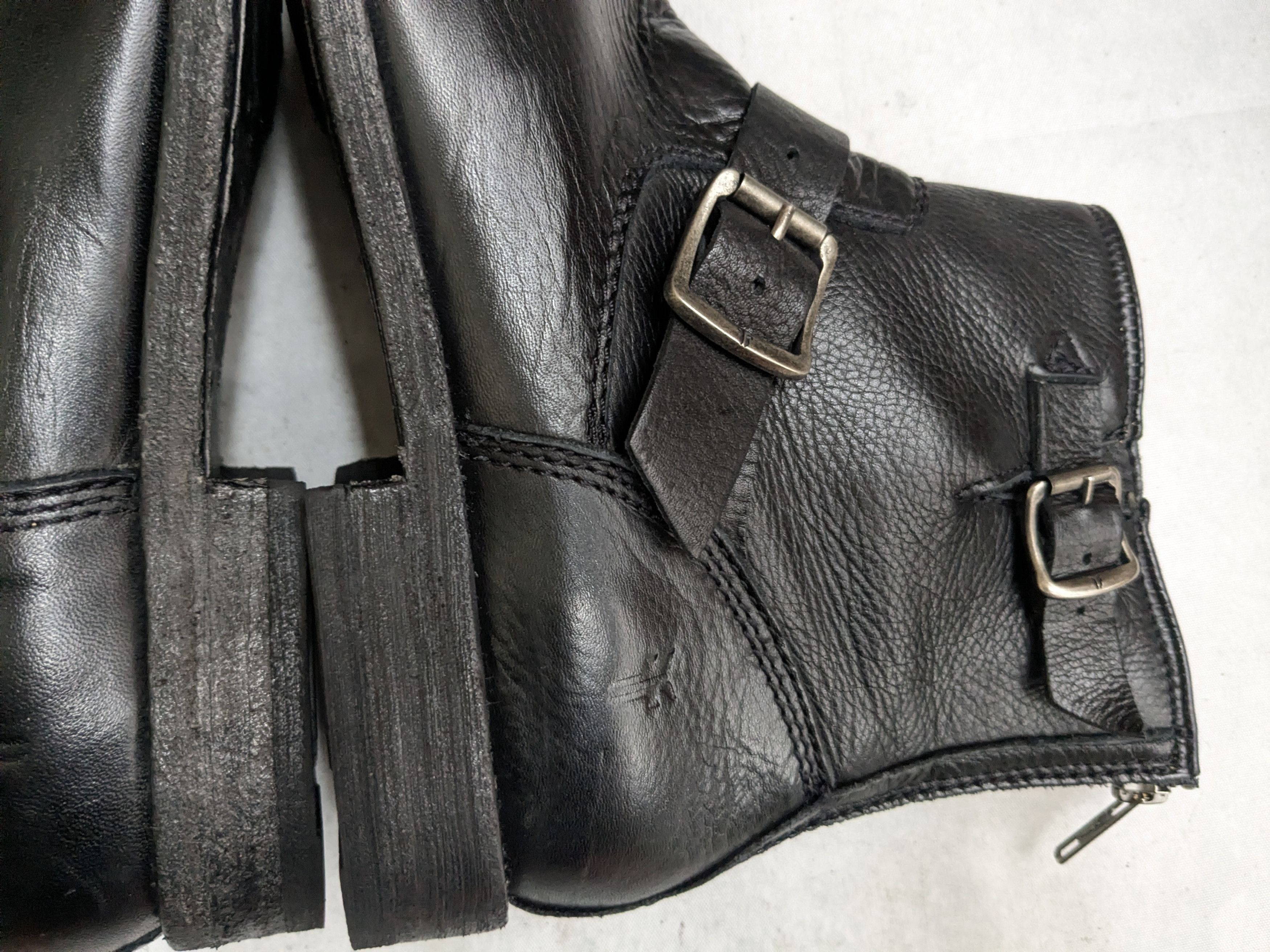 Frye Frye Harness Boots Black 10 D Leather Size US 10 / EU 43 - 11 Thumbnail