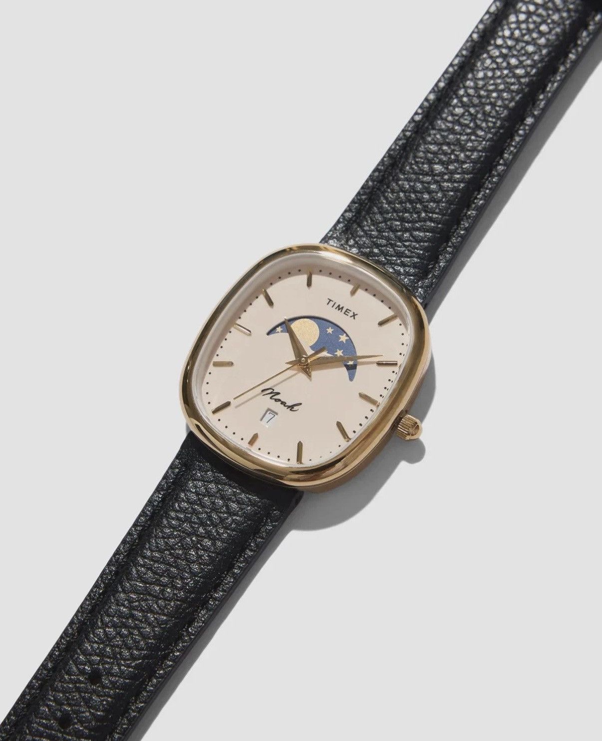 Noah × Timex Noah Timex Sun and Moon Watch with Black Strap | Grailed