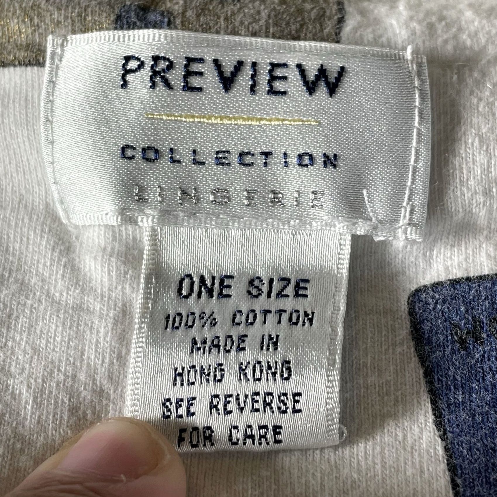 Nordstrom VINTAGE Nordstrom Shirt ONE SIZE Designer Men T-Shirt White Credit Card Design Sleep Shirt Size 44L - 2 Thumbnail