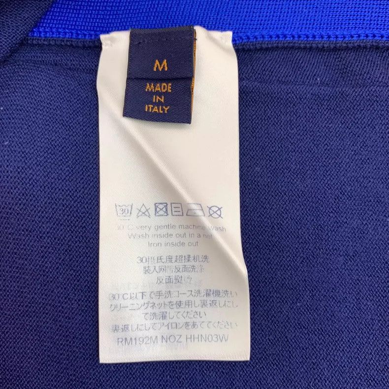Louis Vuitton Louis Vuitton Navy Strip Wool HalfZip Sweatshirt-2506 Size US M / EU 48-50 / 2 - 6 Thumbnail