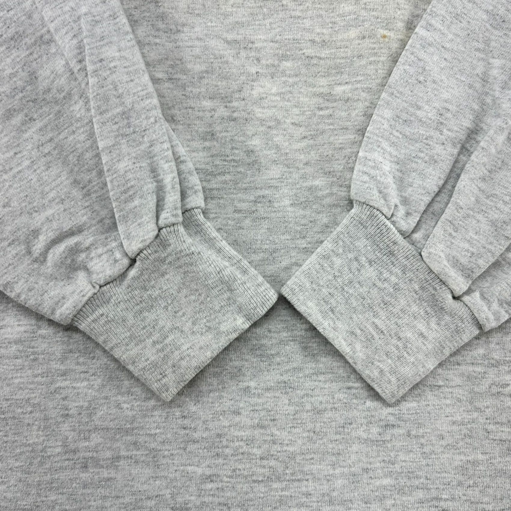 Anvil VINTAGE Ducati Motorcycles Shirt Mens L Grey Long Sleeve Cotton Mock Neck 90s Size US L / EU 52-54 / 3 - 2 Thumbnail