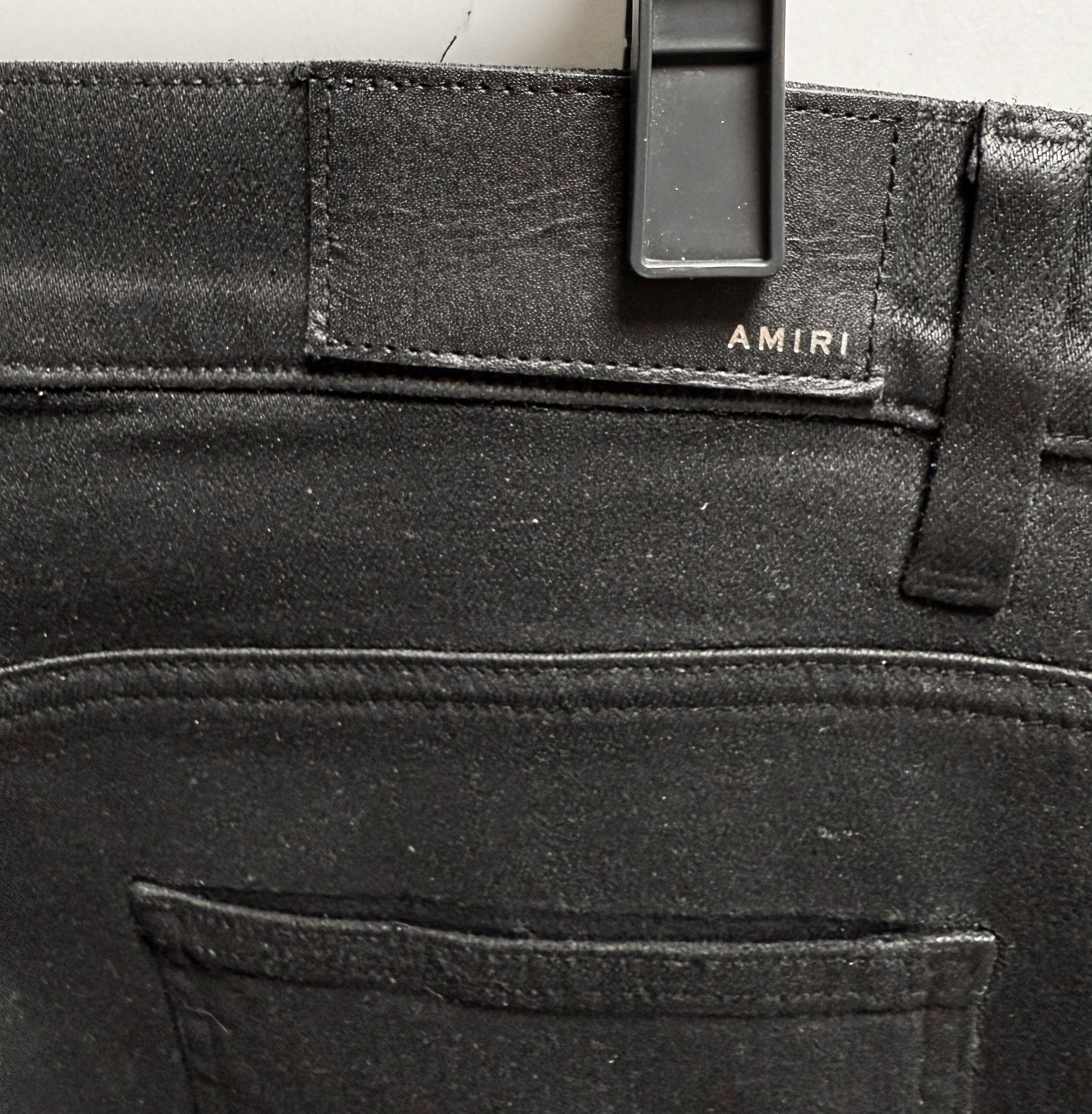 Amiri Destroyed Waxed Denim Size US 34 / EU 50 - 5 Thumbnail