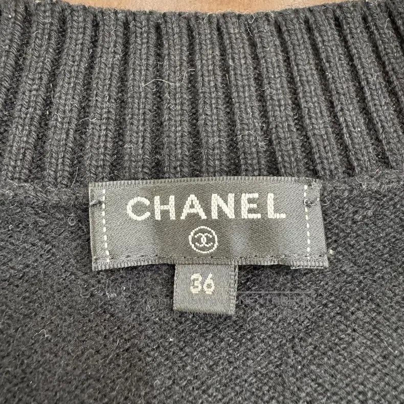 Chanel Chanel Black knitted jacket Size XS / US 0-2 / IT 36-38 - 4 Thumbnail