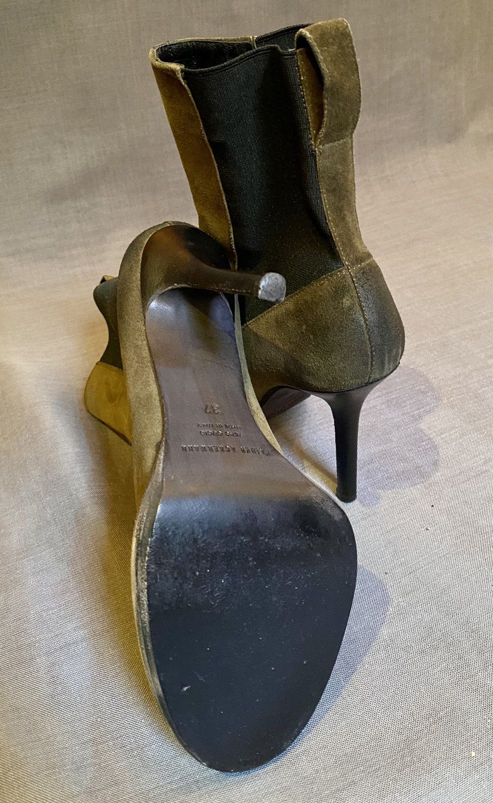 Haider Ackermann Haider Ackermann brushed leather heel boots Size US 6 / IT 36 - 4 Thumbnail