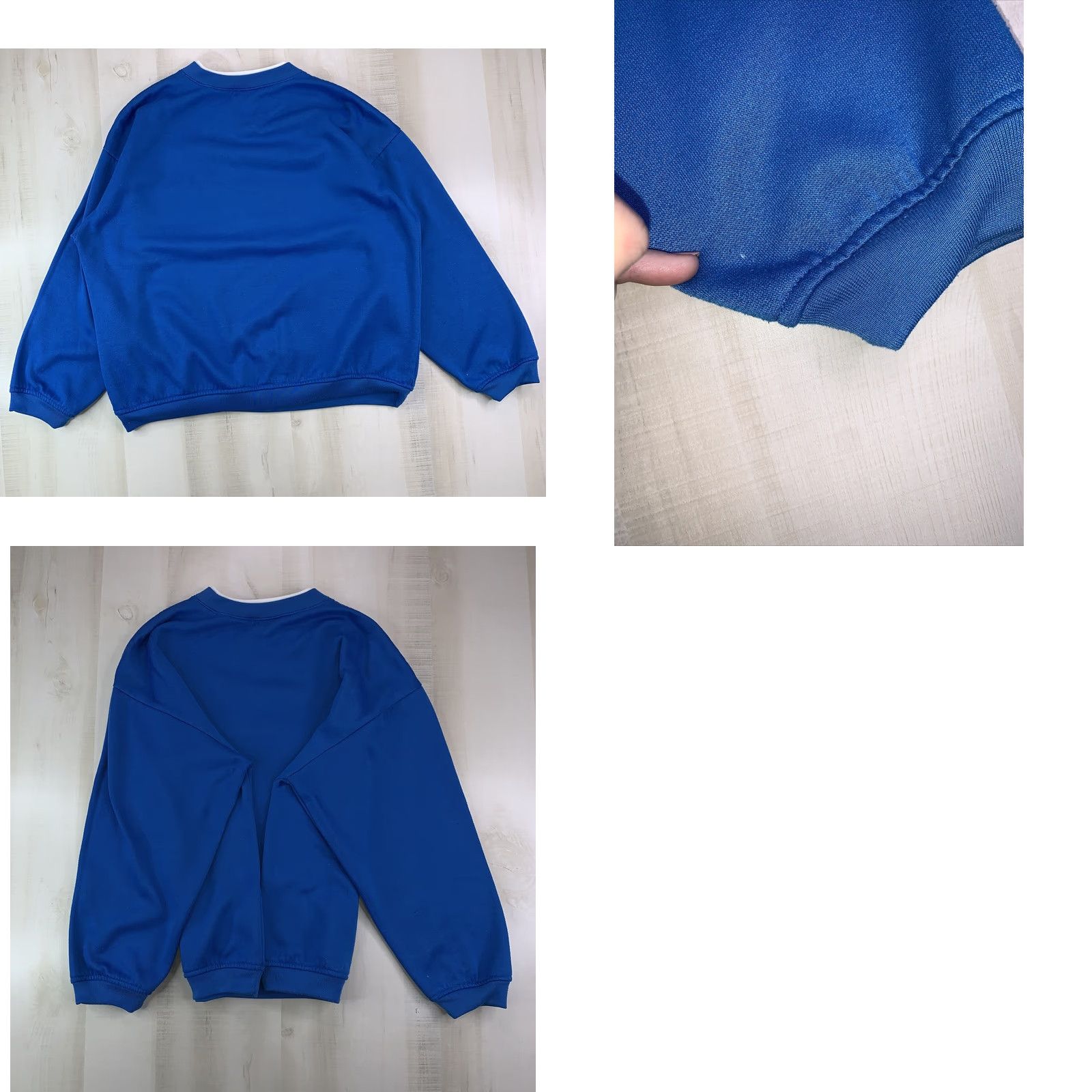 Vintage Vintage 80s Blue Puppies Kitten Grandma Sweatshirt Adult XL Pullover Women Size XL / US 12-14 / IT 48-50 - 8 Thumbnail