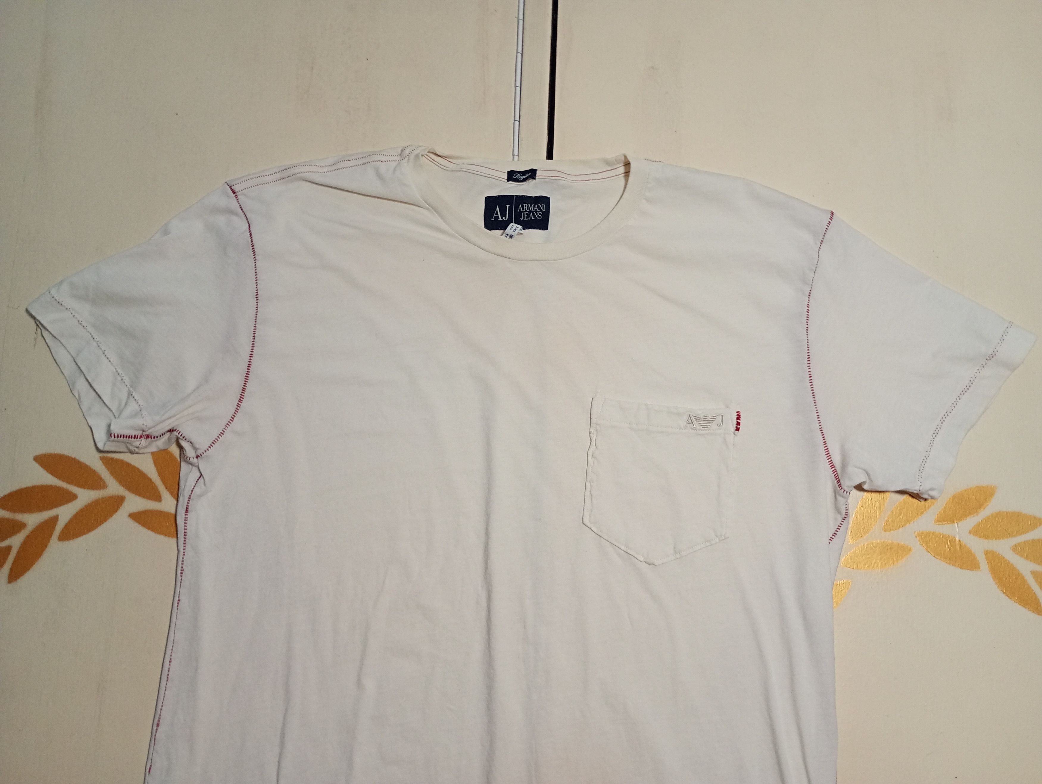Armani × Designer × Giorgio Armani Armani Jeans T-Shirt Size US XXL / EU 58 / 5 - 4 Thumbnail