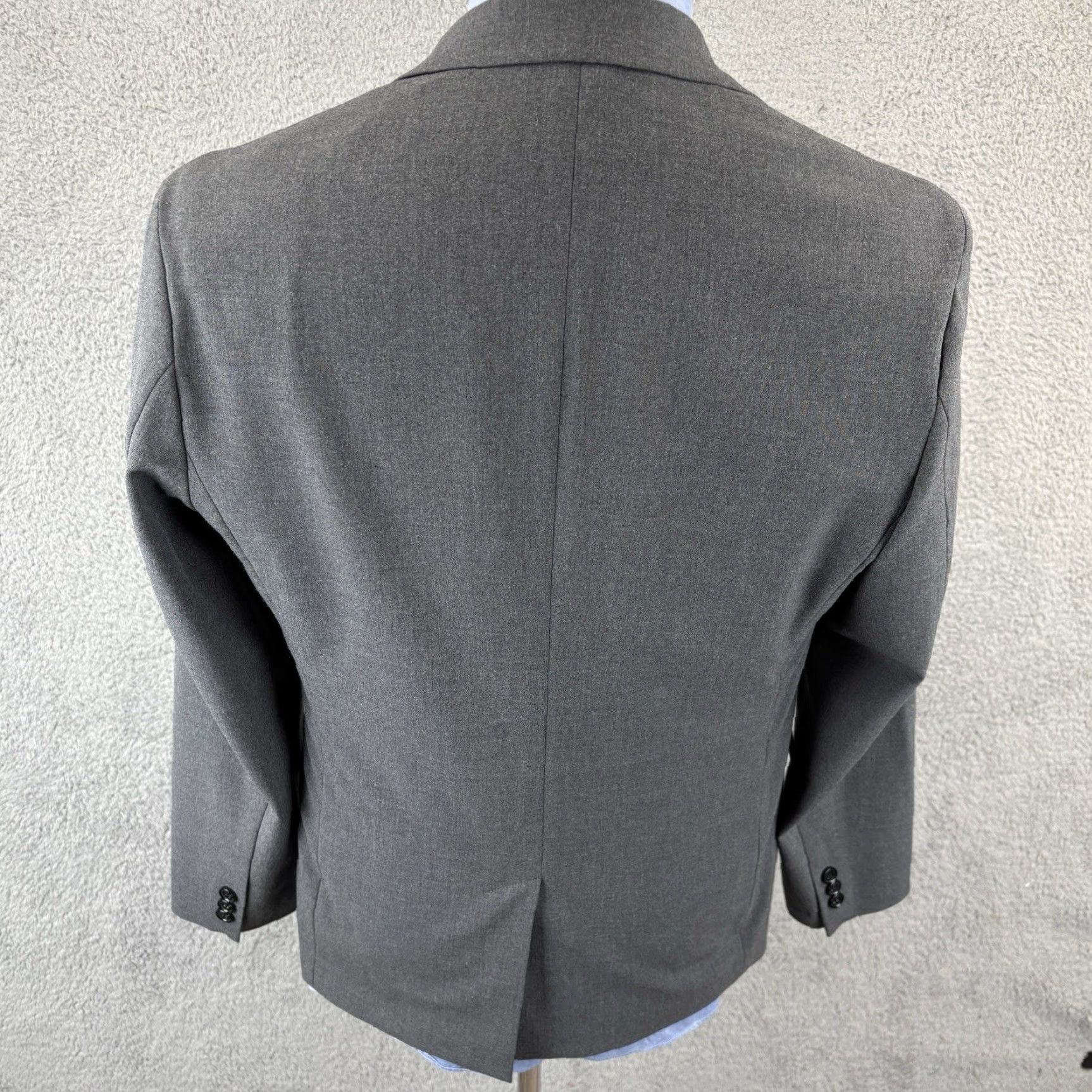 J.Crew J.CREW Thompson Blazer Mens 38S Gray Stretch Sport Coat Jacket 2 Button Size 38R - 3 Thumbnail