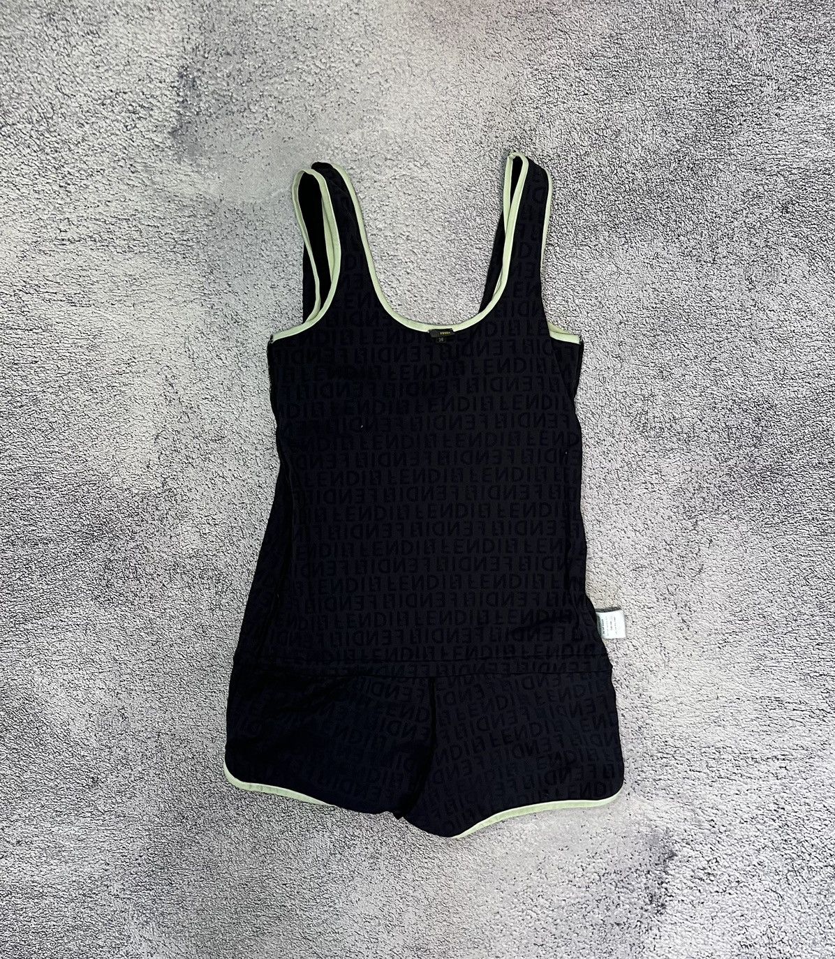 Fendi Fendi Women’s Monogram Romper Bodysuit Black Size 38 IT Size 26" / US 2 / IT 38 - 15 Thumbnail