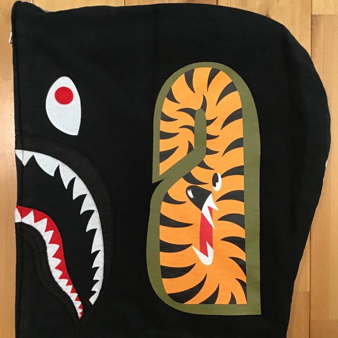 Bape Wiz Khalifa × BAPE camo Shark Full Zip Hoodie a bathing ape Size US M / EU 48-50 / 2 - 7 Thumbnail