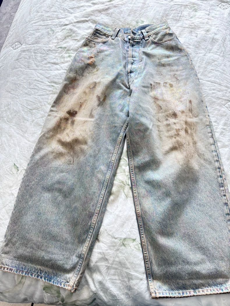 Acne Studios Acne Studios Splashed ink to make vintage jeans Size US 30 / EU 46 - 1 Thumbnail