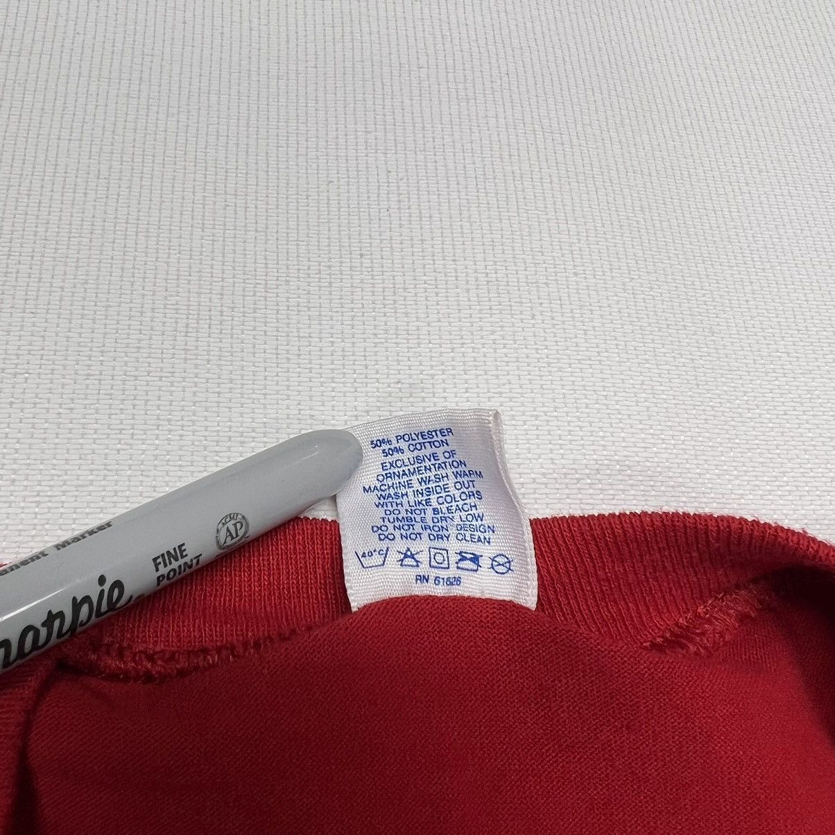 Vintage VTG AT&T Bell Laboratories Tee Shirt Red Single Stitch Size US XL / EU 56 / 4 - 12 Thumbnail