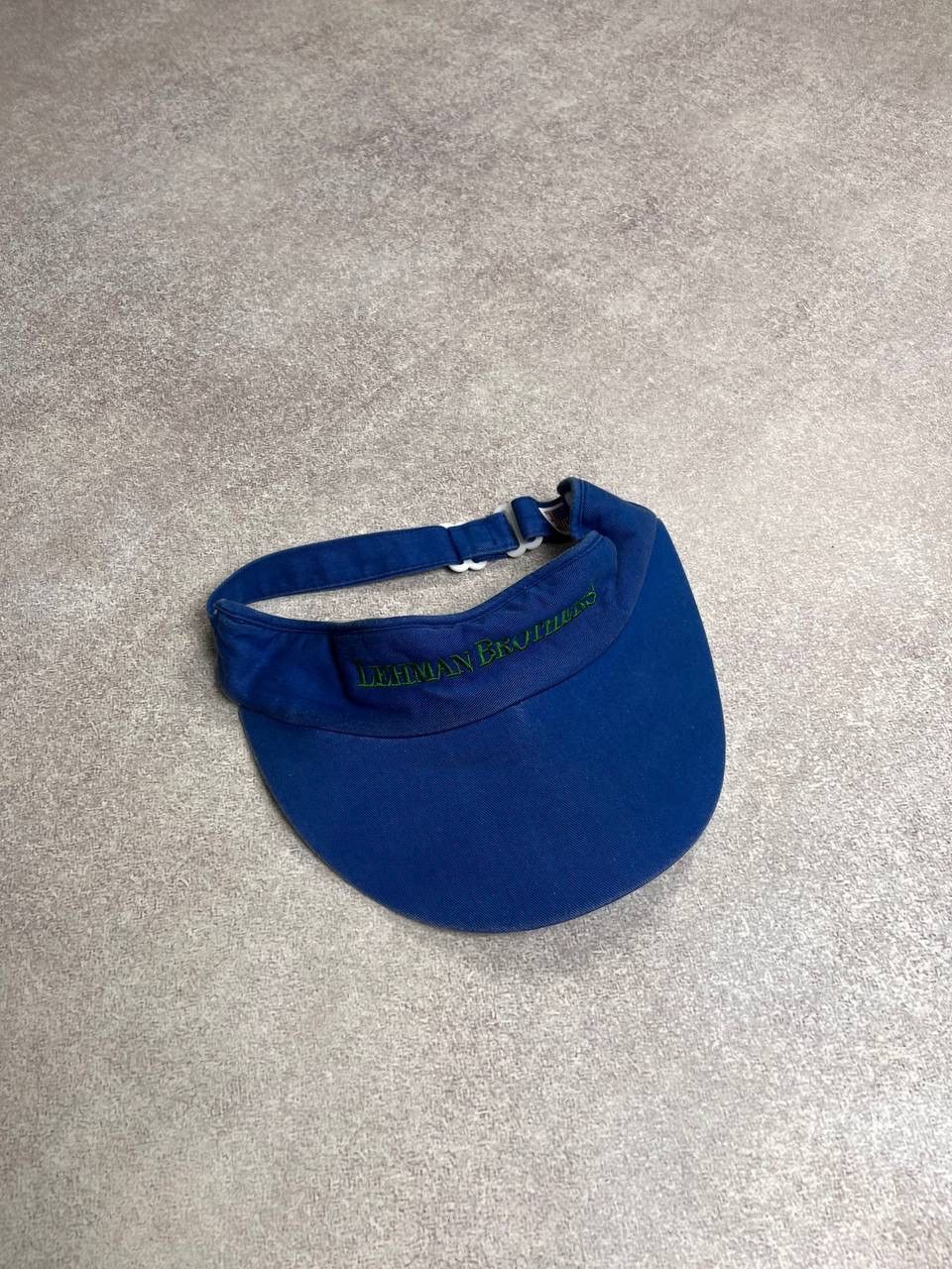 Other Vintage Lehman Brothers Golf Embroidery Visor Cap Hat USA 🇺🇸 Size ONE SIZE - 1 Thumbnail