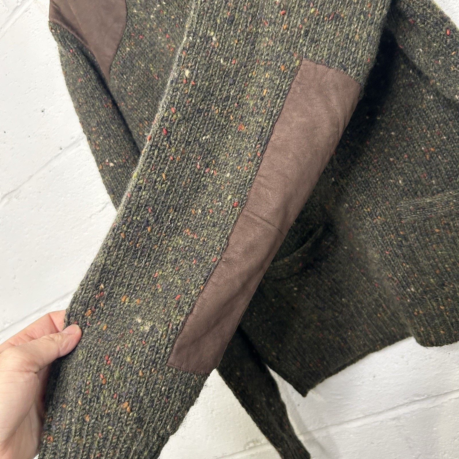 Polo Ralph Lauren Vintage Polo Ralph Lauren Wool Shawl-Collar Sweater "Green" Size US XL / EU 56 / 4 - 8 Thumbnail