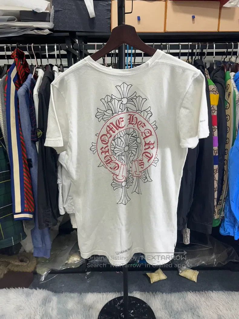 Chrome Hearts CHROME HEARTS Size S Phantom Cross Red Horseshoe Short Slee Size US S / EU 44-46 / 1 - 1 Thumbnail