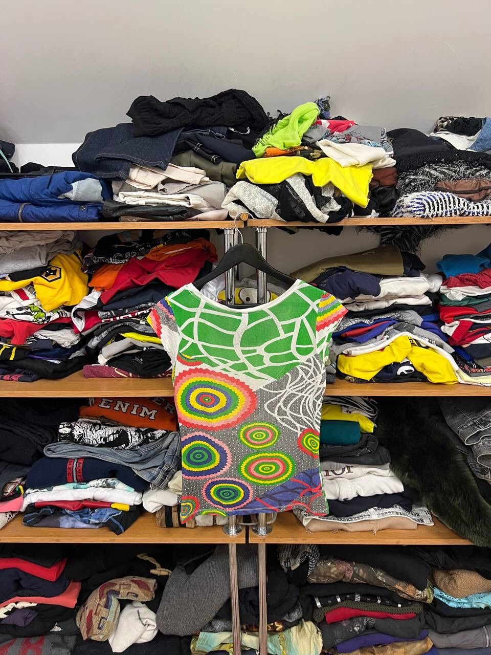 Moschino Vintage Moschino Multicolour Archive Crazy Pattern Tank Top Size M / US 6-8 / IT 42-44 - 6 Thumbnail