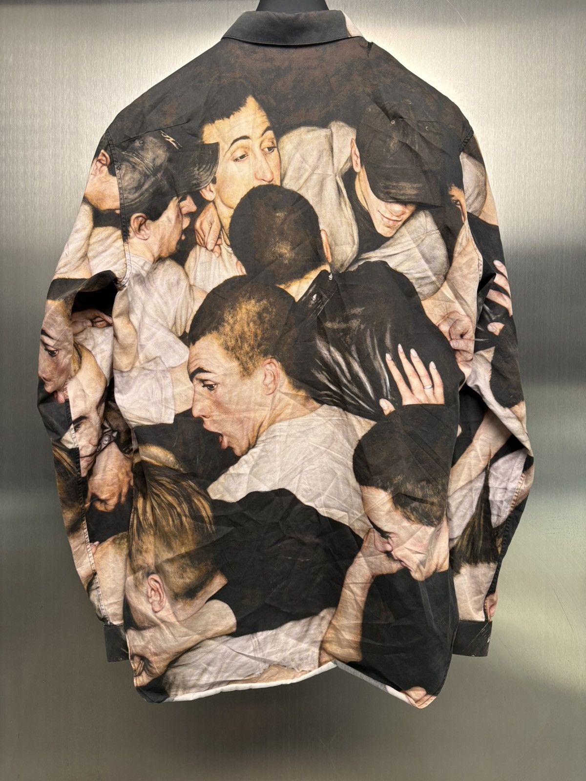 Dior Dior Homme X Kris Van Assche X Dan Witz FW17 Mosh Pit Shirt Size US L / EU 52-54 / 3 - 2 Thumbnail