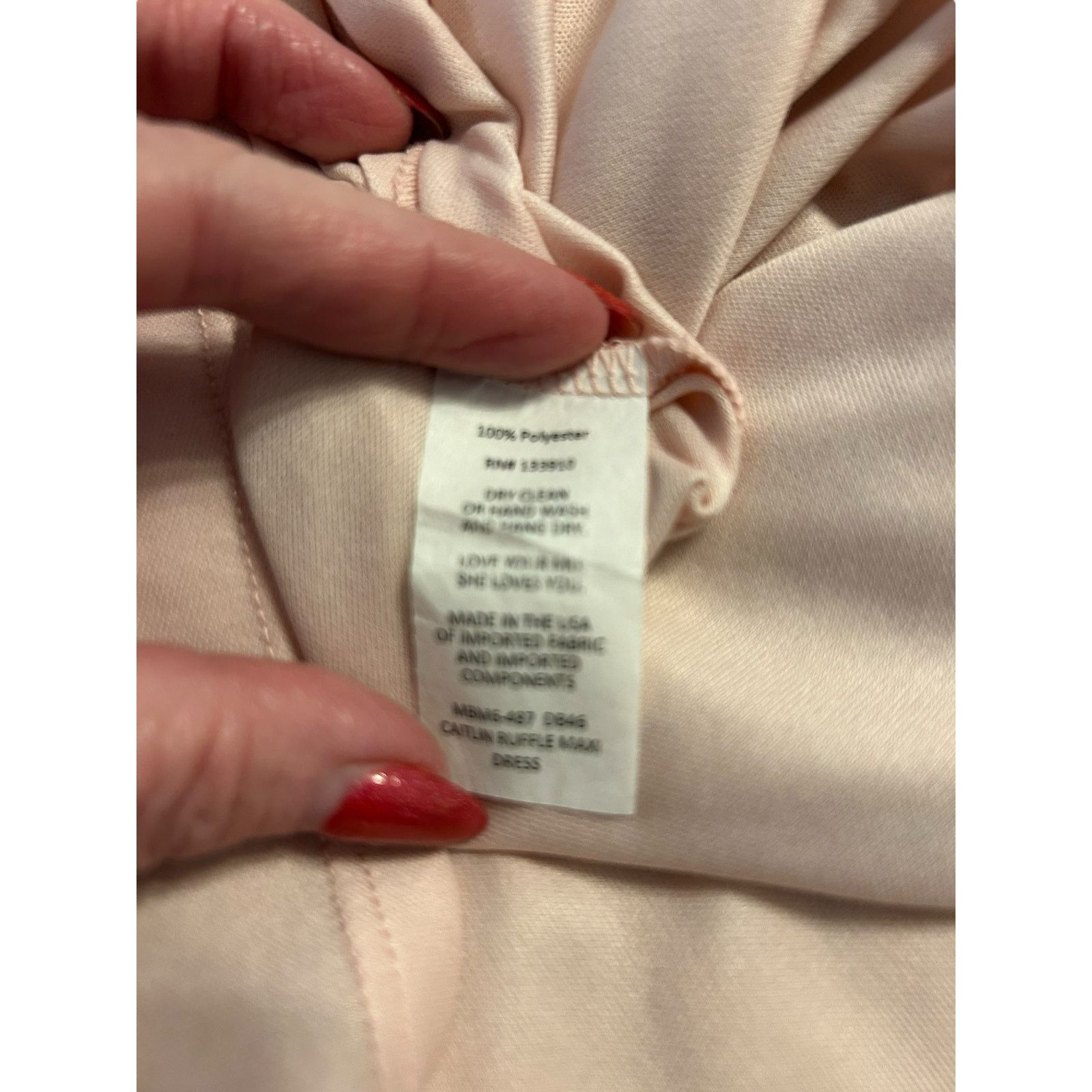 Show Me Your MuMu Show Me Your Mumu Blush Caitlyn Ruffle Dress - Size Small Size S / US 4 / IT 40 - 9 Thumbnail
