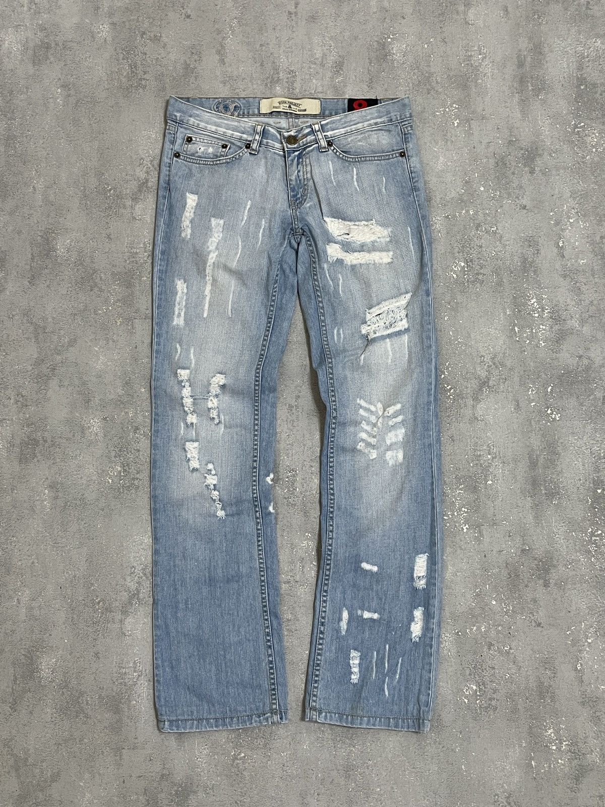 Dolce & Gabbana Vintage Dolce&Gabbana Y2K Archive Distressed Denim Jeans Size 30" / US 8 / IT 44 - 1 Thumbnail