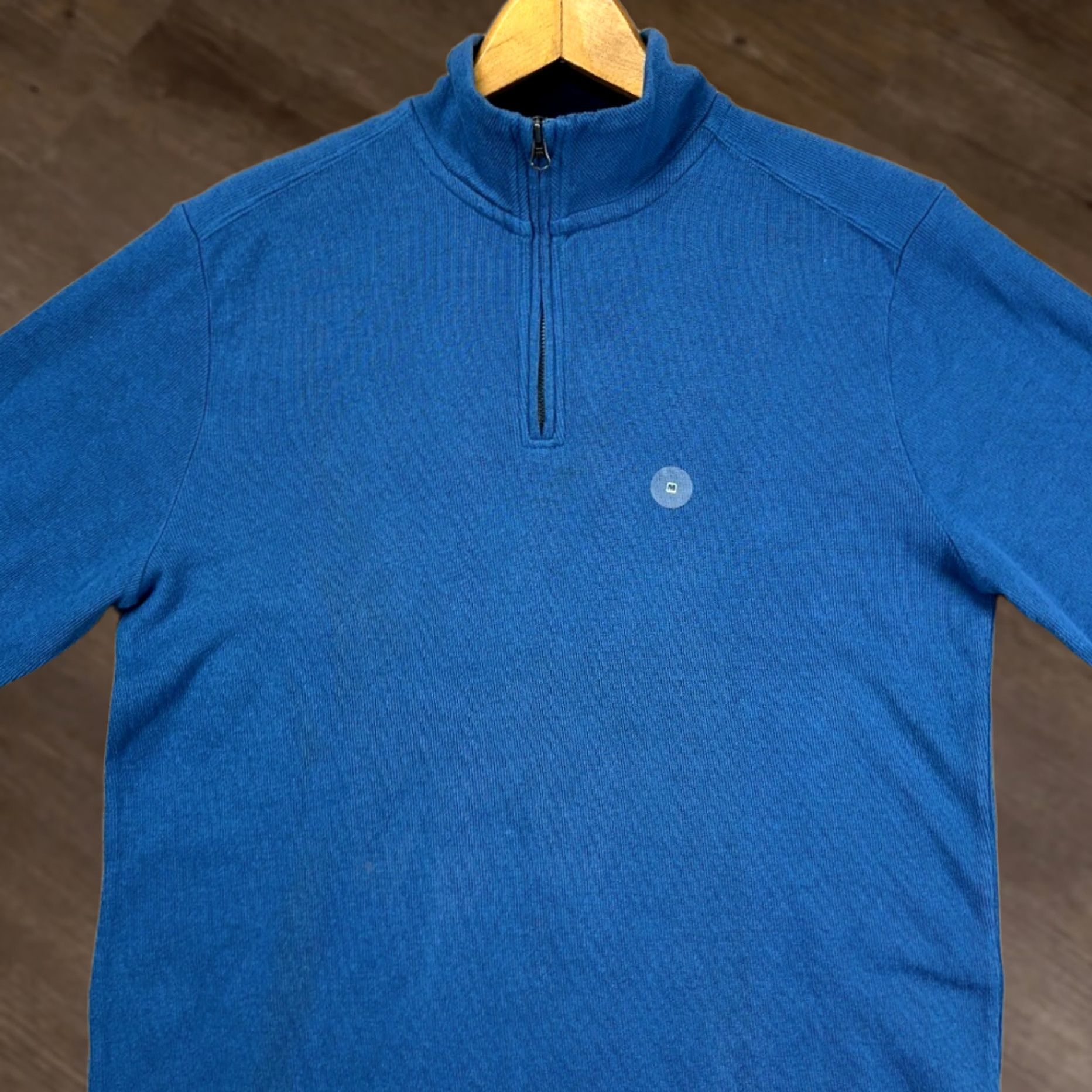 Old Navy Old Navy Mens Regular Size Pullover Shirt Quarter Zip Knit Long Sleeve Size US M / EU 48-50 / 2 - 1 Thumbnail