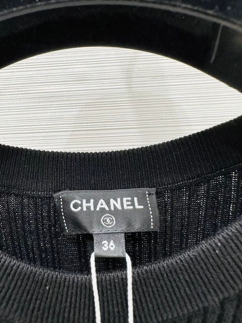 Chanel Chanel 25p cc black vest dress vest skirt Size XS / US 0-2 / IT 36-38 - 2 Thumbnail